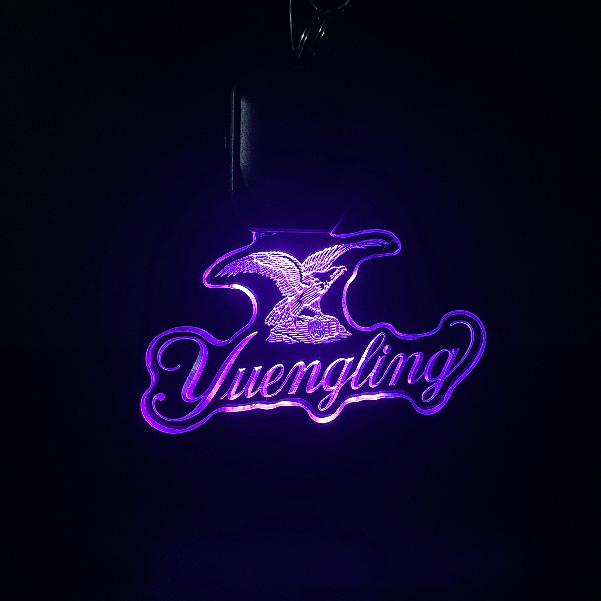 Yuengling Eagle LED Light Acrylic Keychain