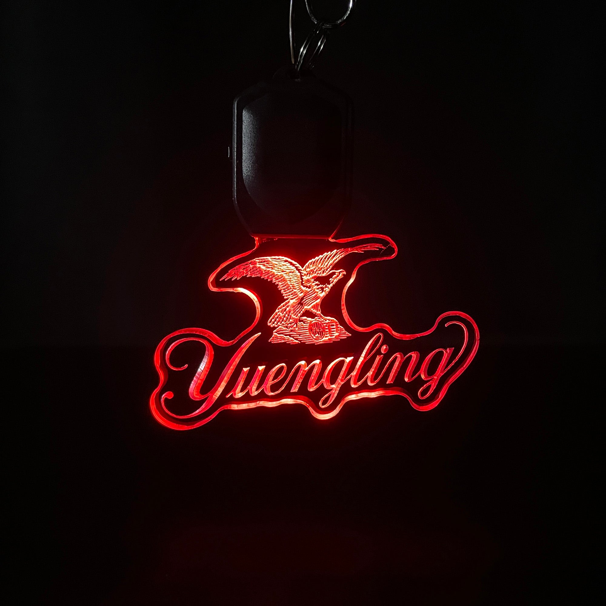 Yuengling Eagle LED Light Acrylic Keychain