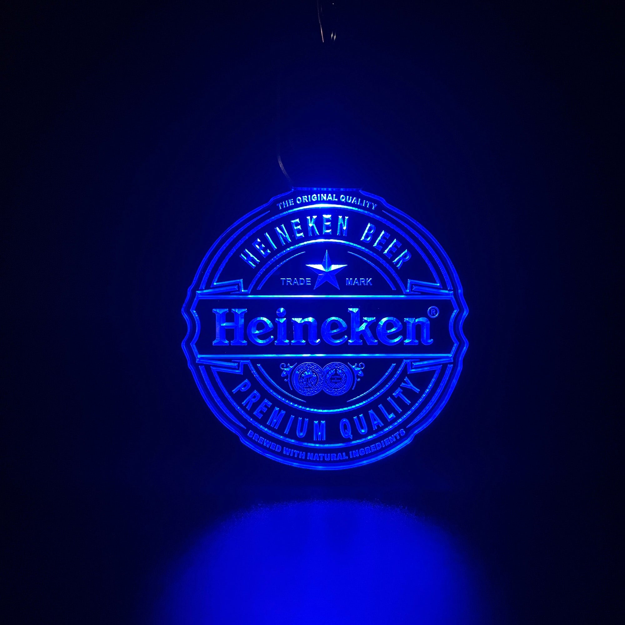 Heineken Bar LED Light Acrylic Keychain