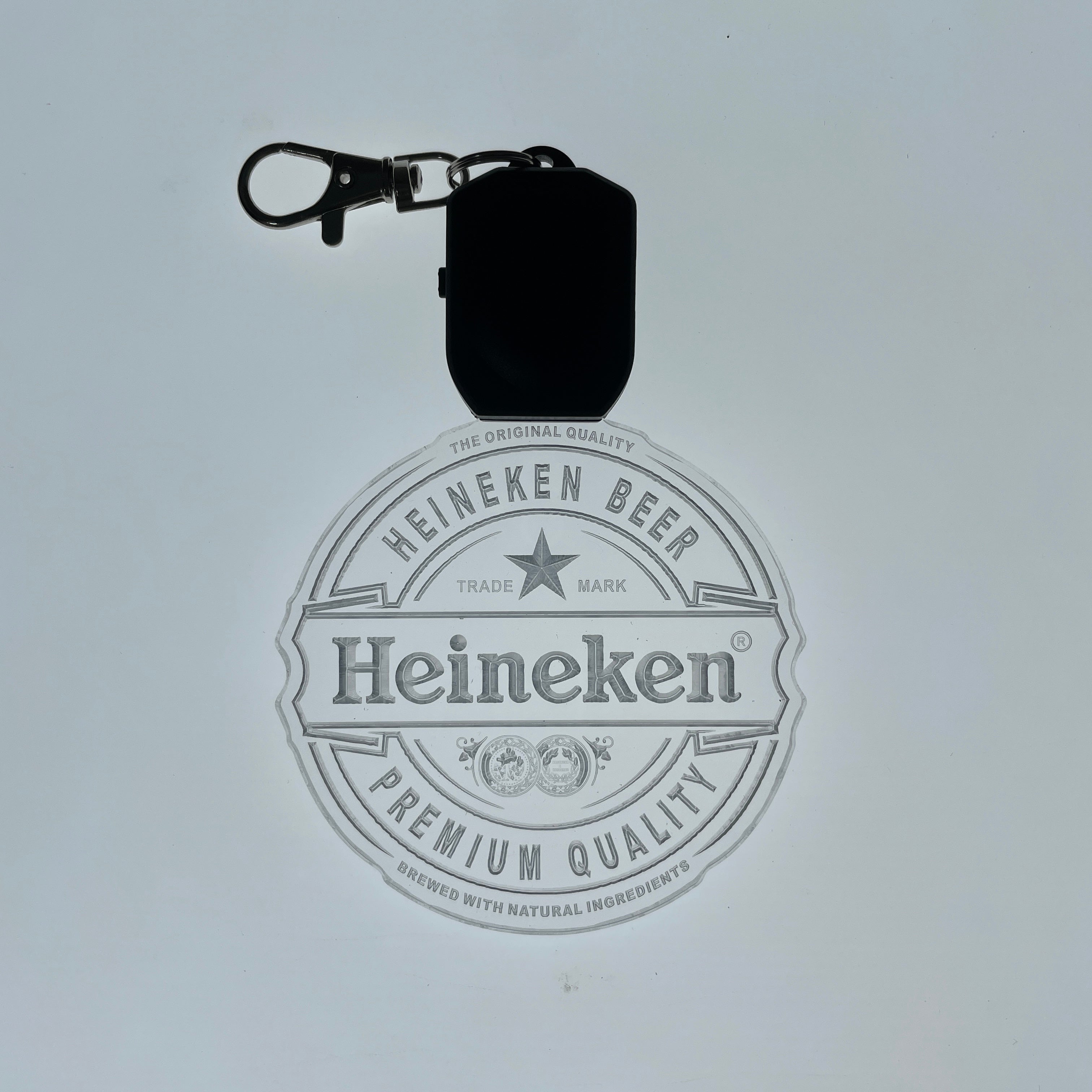 Heineken Bar LED Light Acrylic Keychain