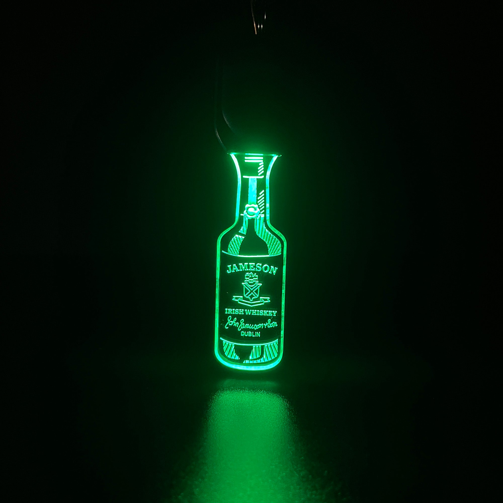 Jameson bottle LED Light Acrylic Keychain