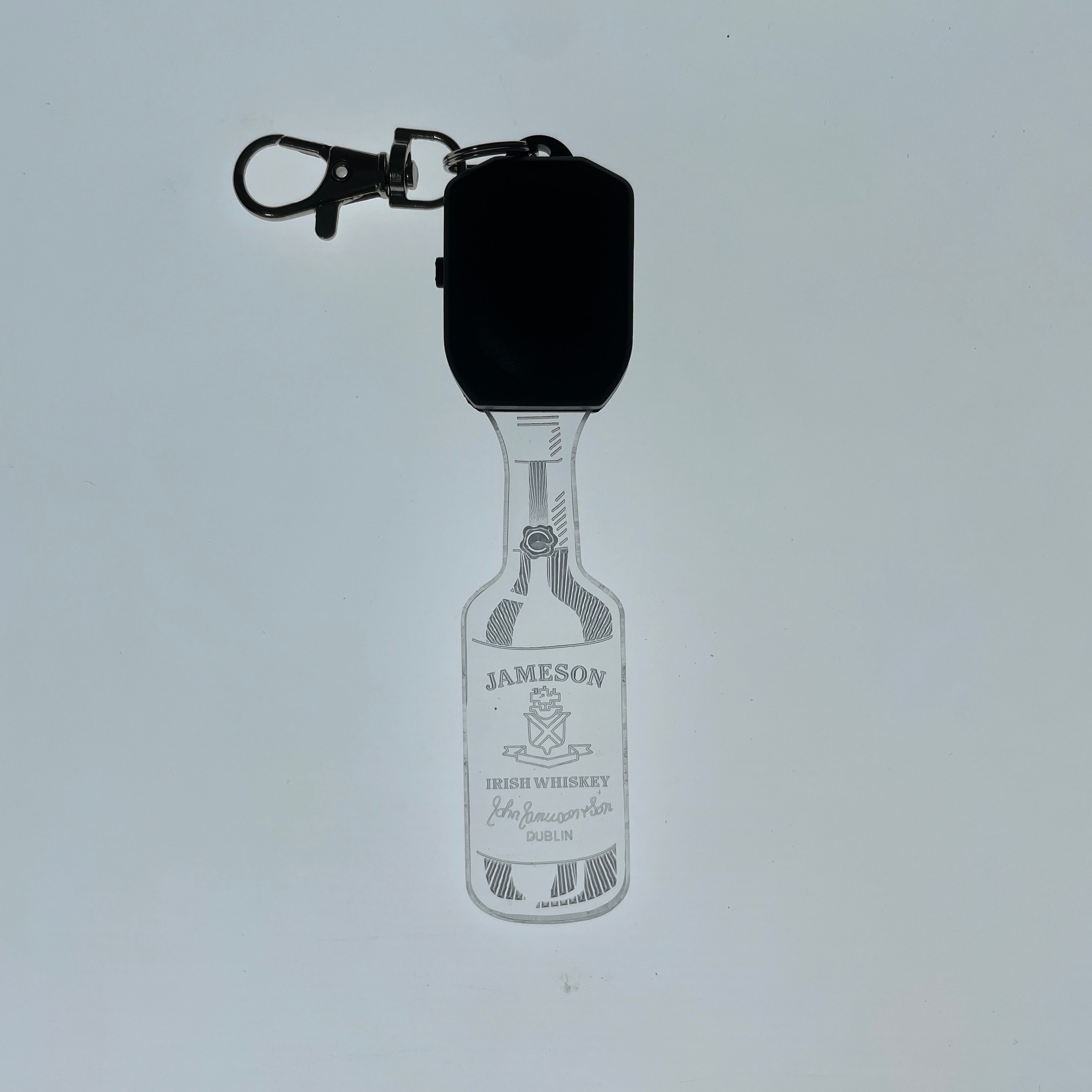 Jameson bottle LED Light Acrylic Keychain
