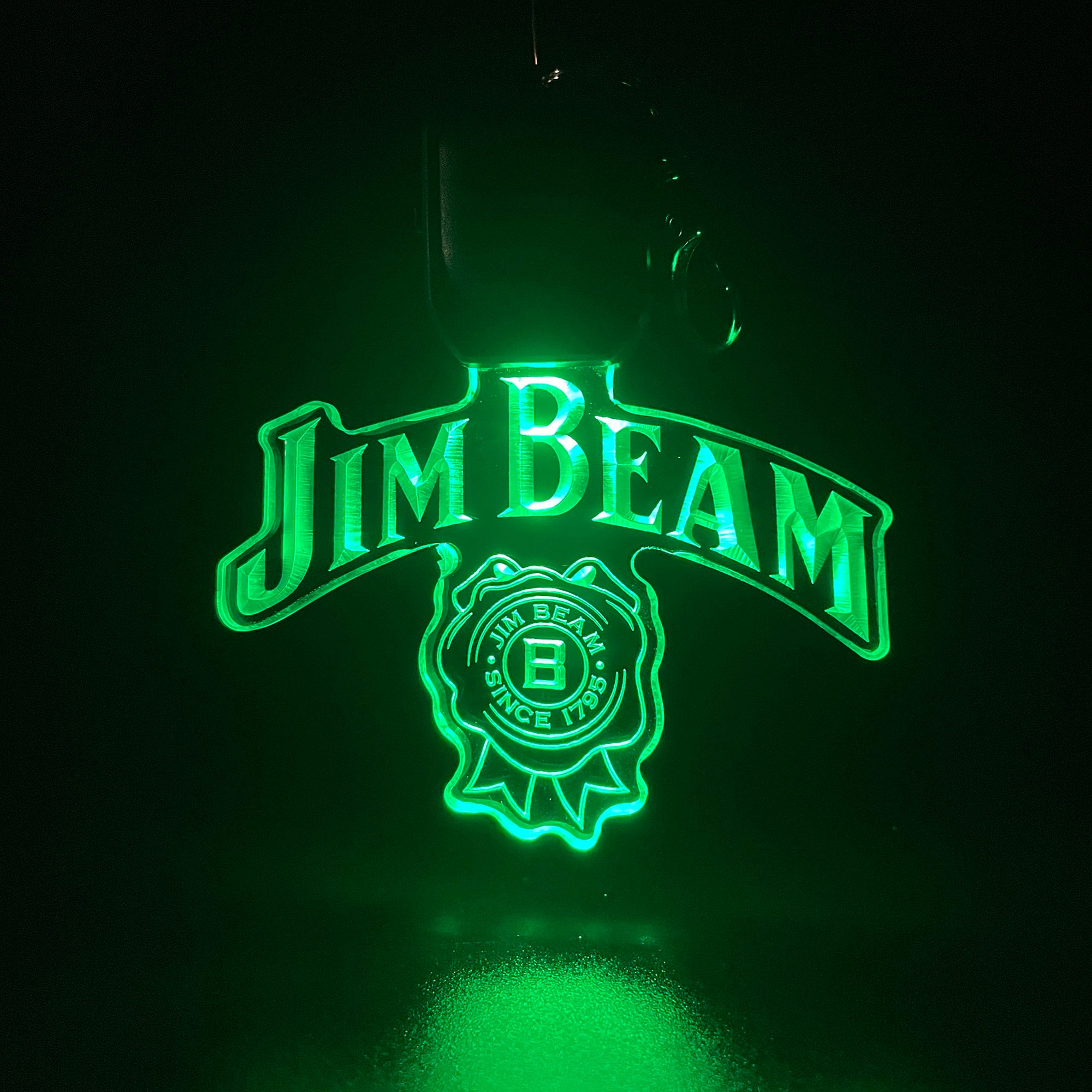 Jim beam LED Light Acrylic Keychain