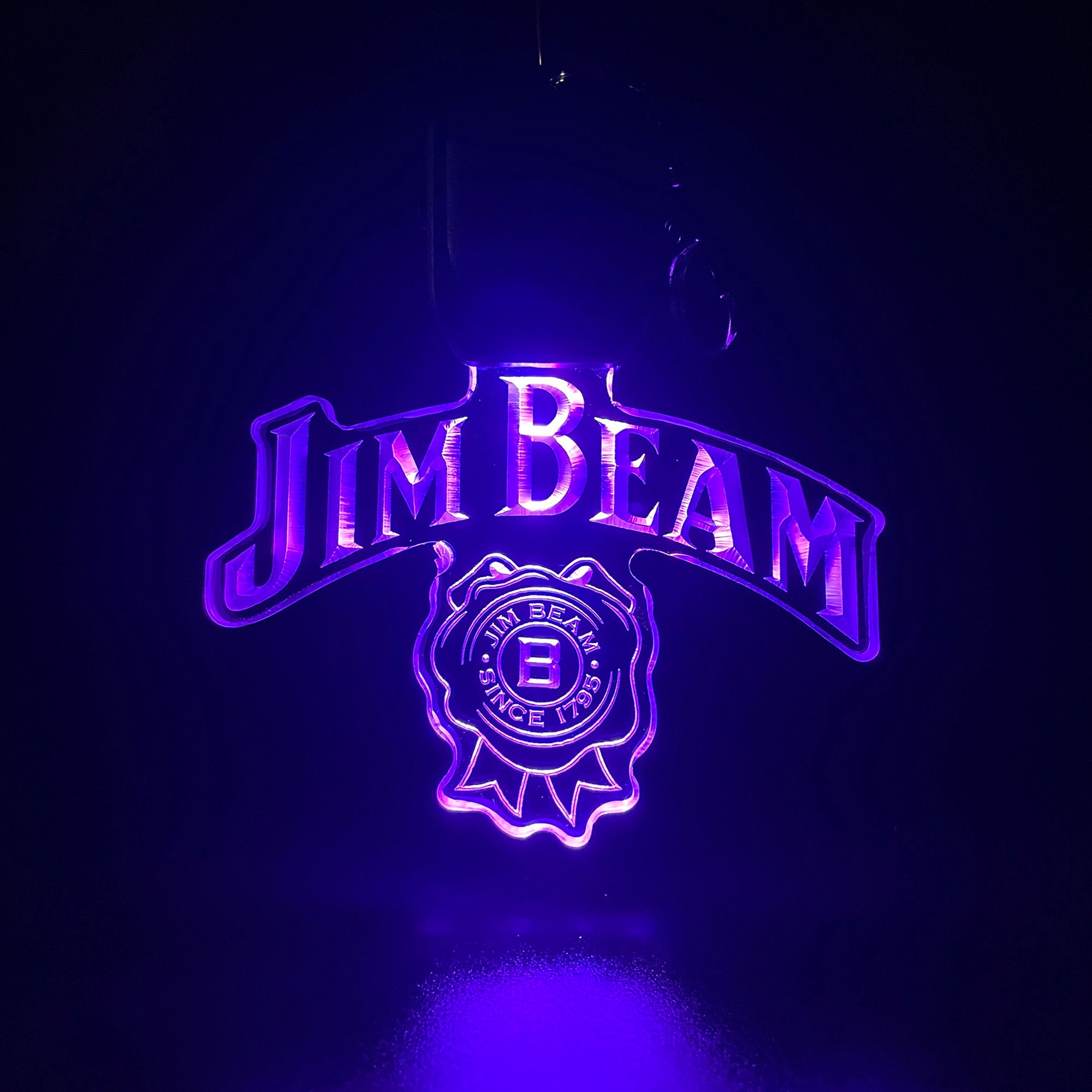 Jim beam LED Light Acrylic Keychain