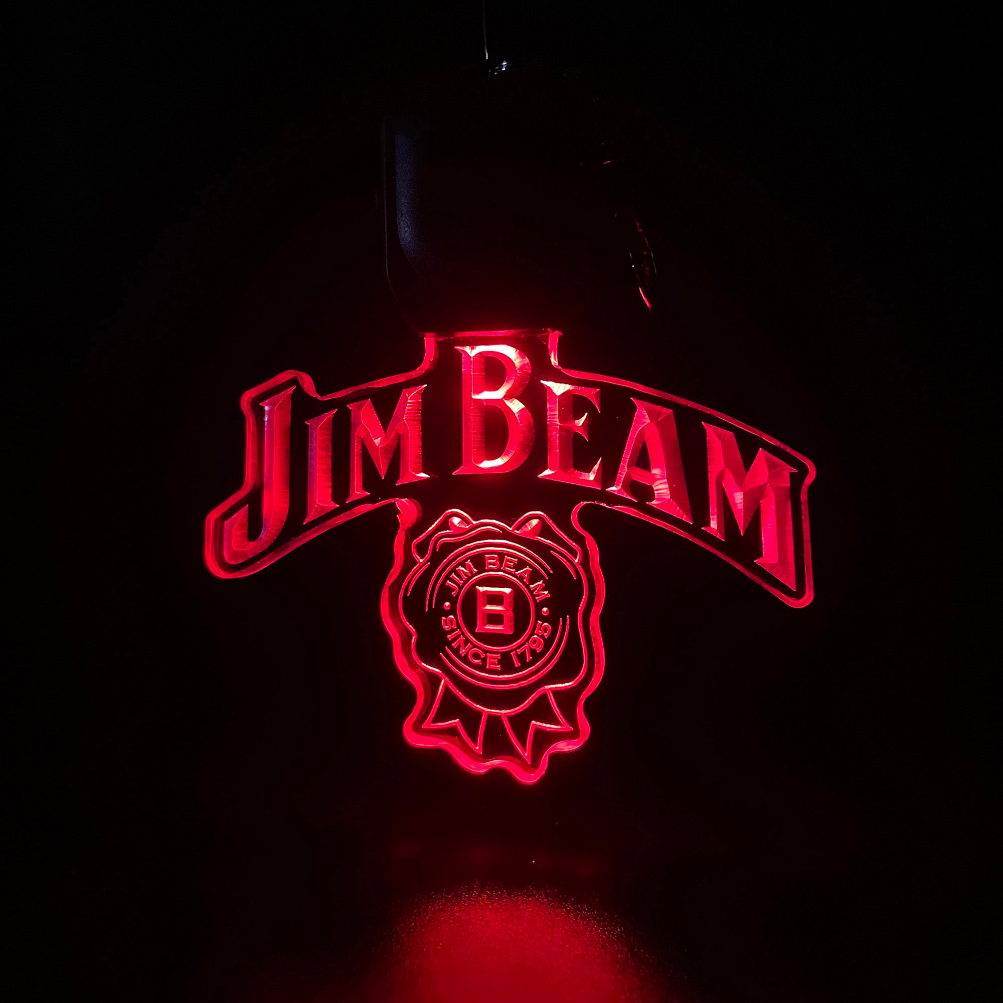 Jim beam LED Light Acrylic Keychain