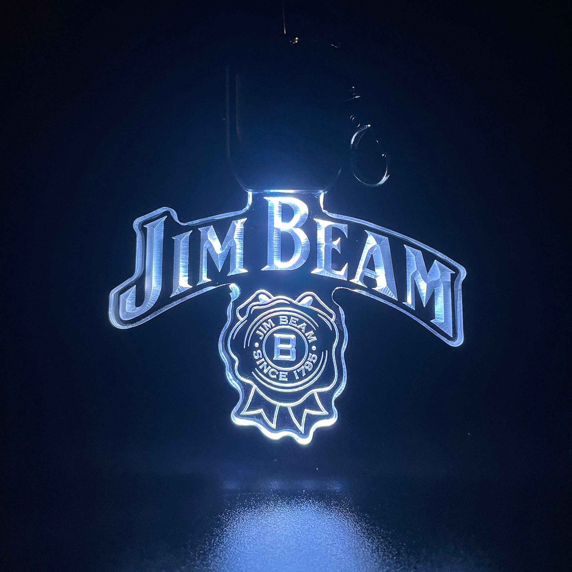 Jim beam LED Light Acrylic Keychain