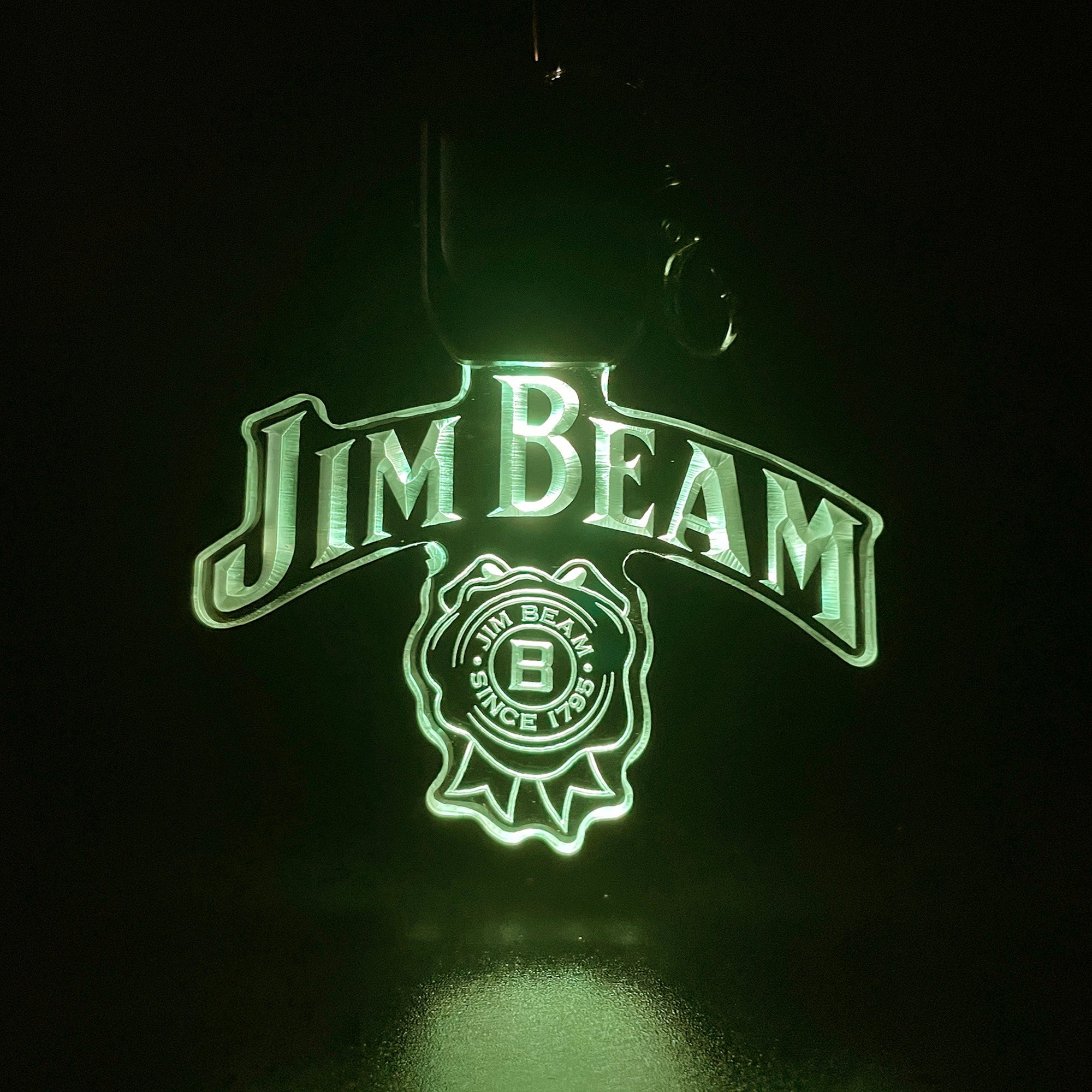 Jim beam LED Light Acrylic Keychain