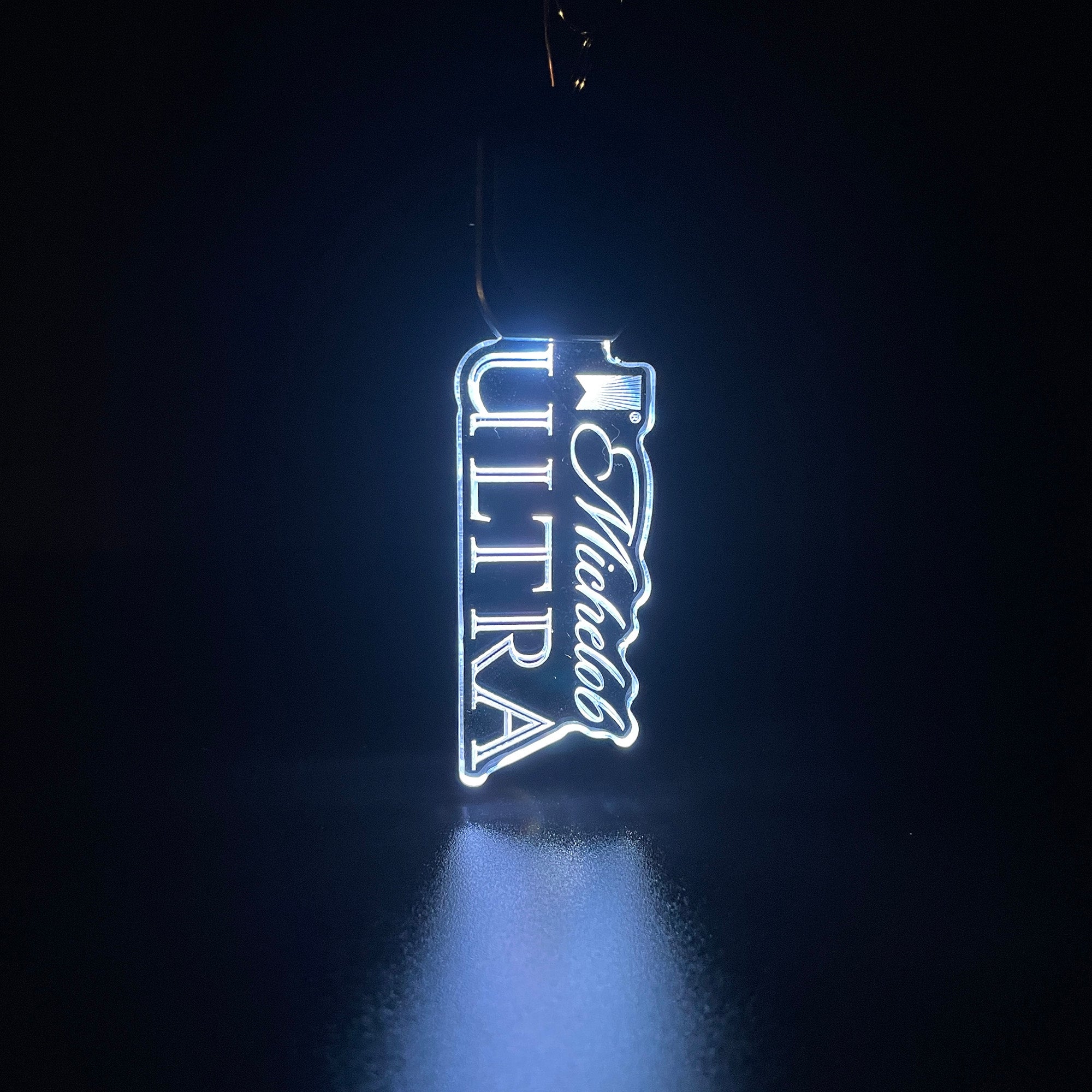 Michelob ultra LED Light Acrylic Keychain