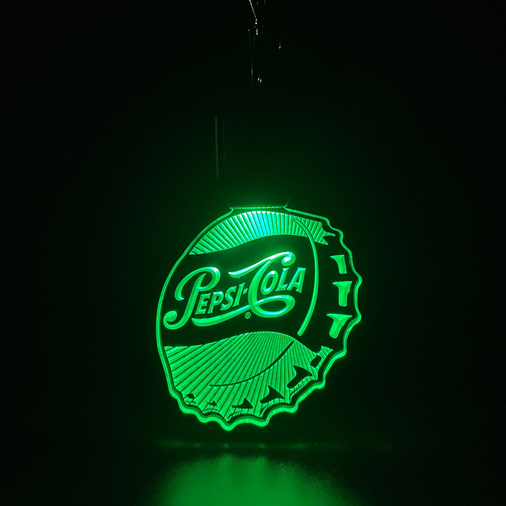 Pepsi Cola LED Light Acrylic Keychain