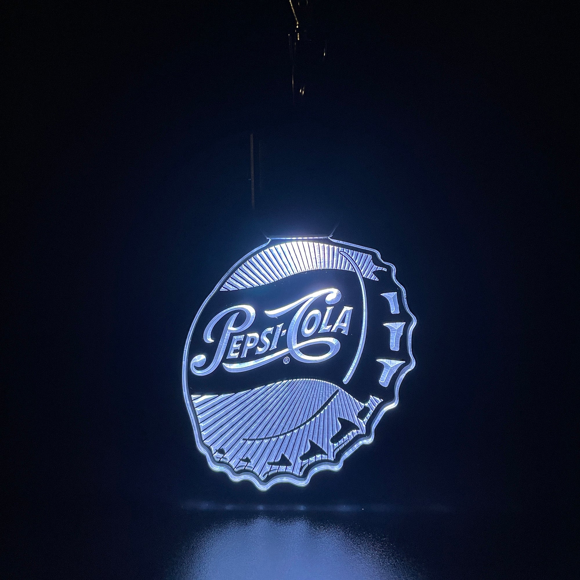 Pepsi Cola LED Light Acrylic Keychain