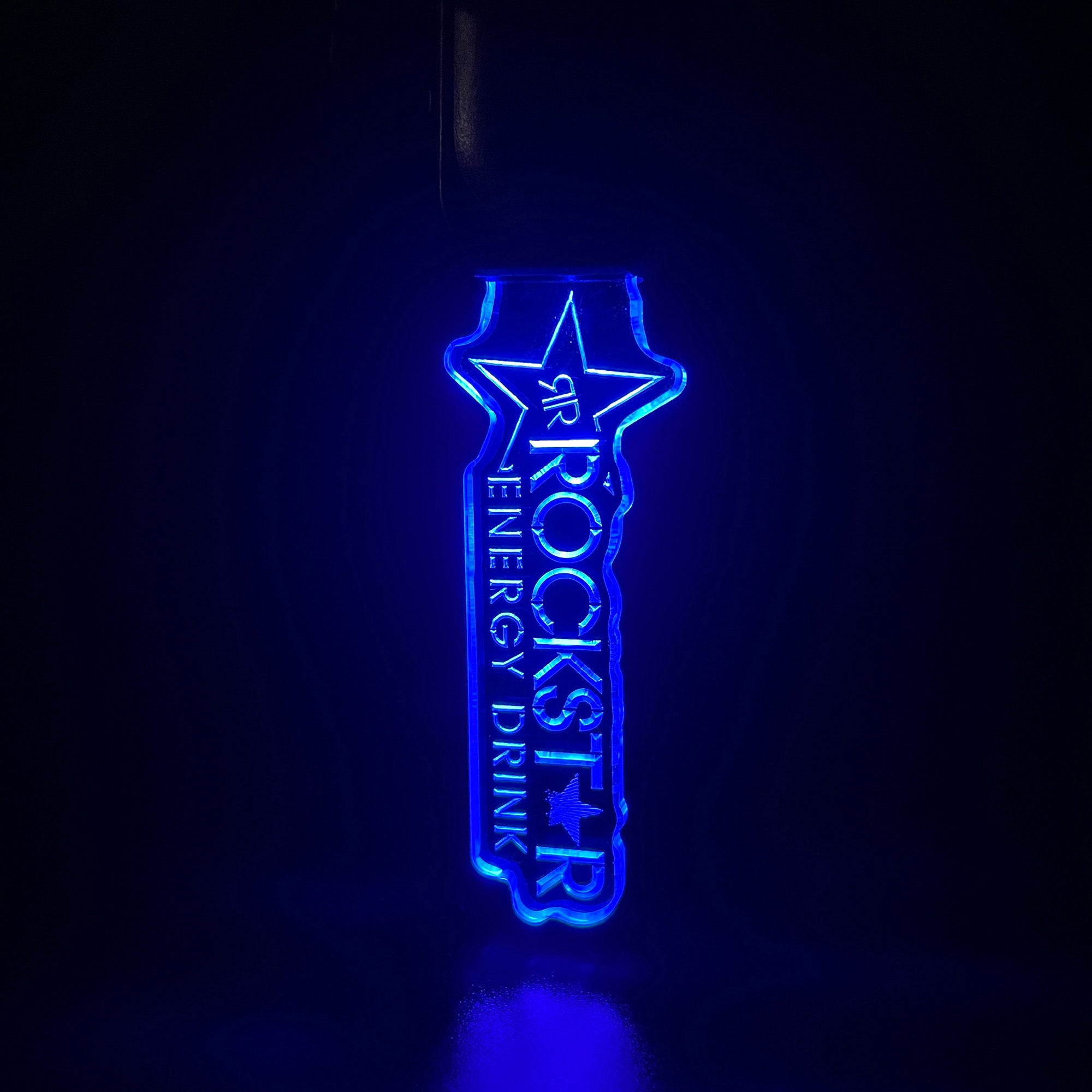 Rockstar LED Light Acrylic Keychain