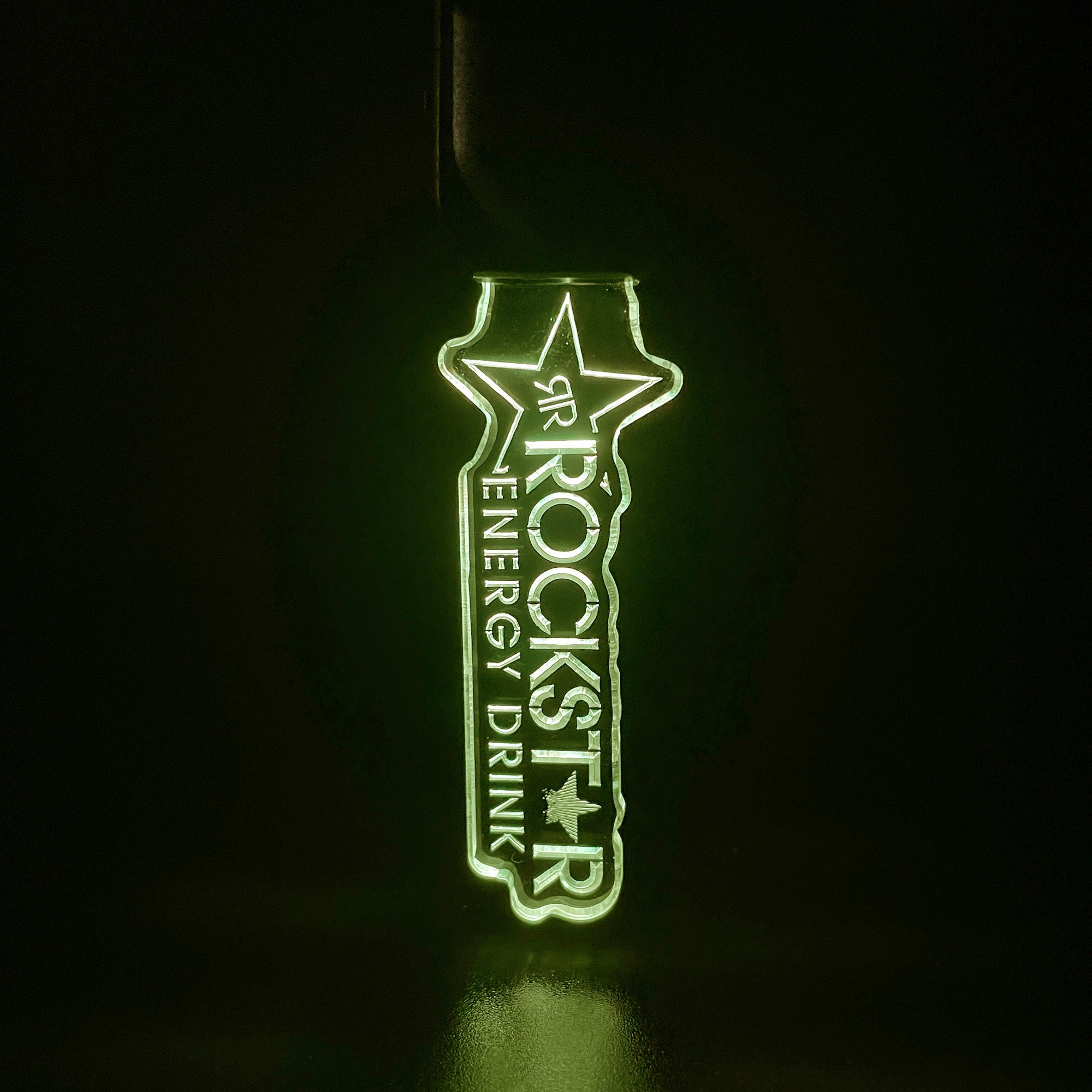 Rockstar LED Light Acrylic Keychain