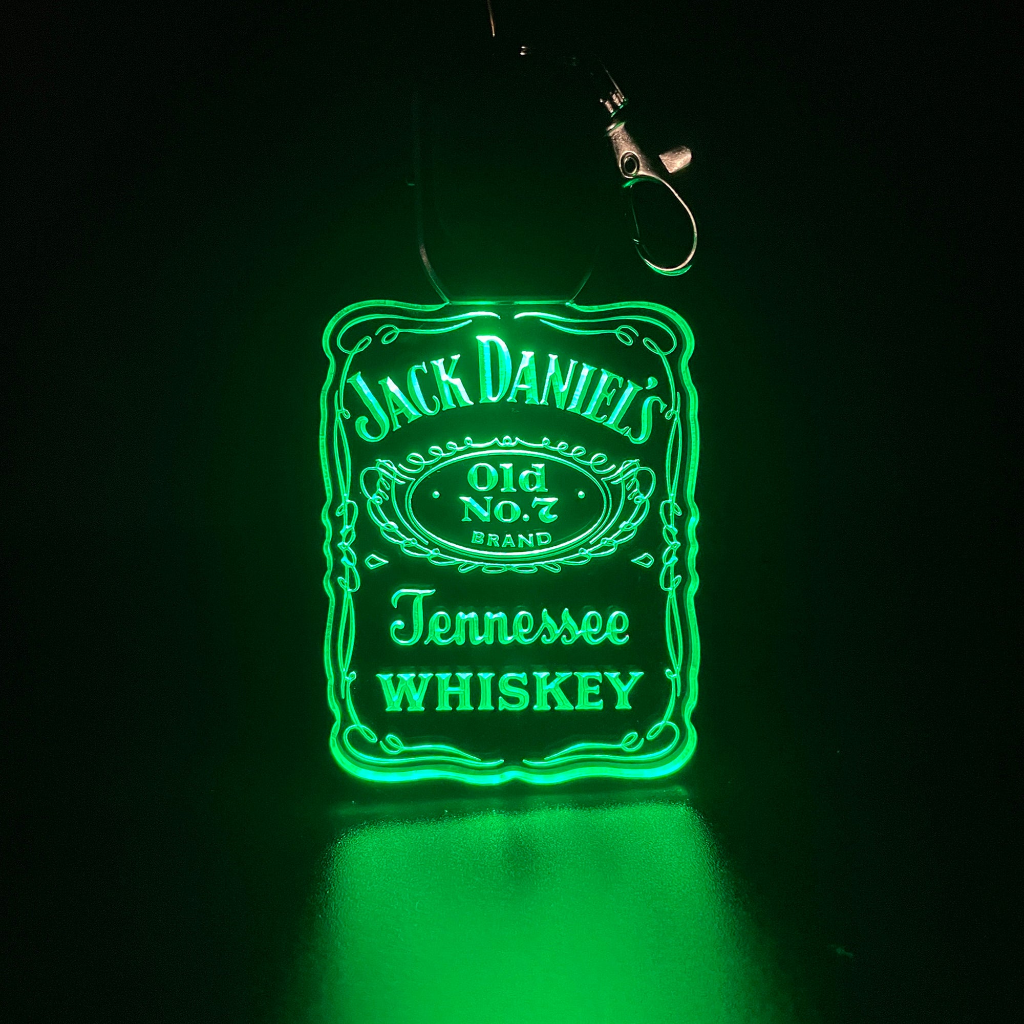 Jack Daniel's whiskey LED Light Acrylic Keychain