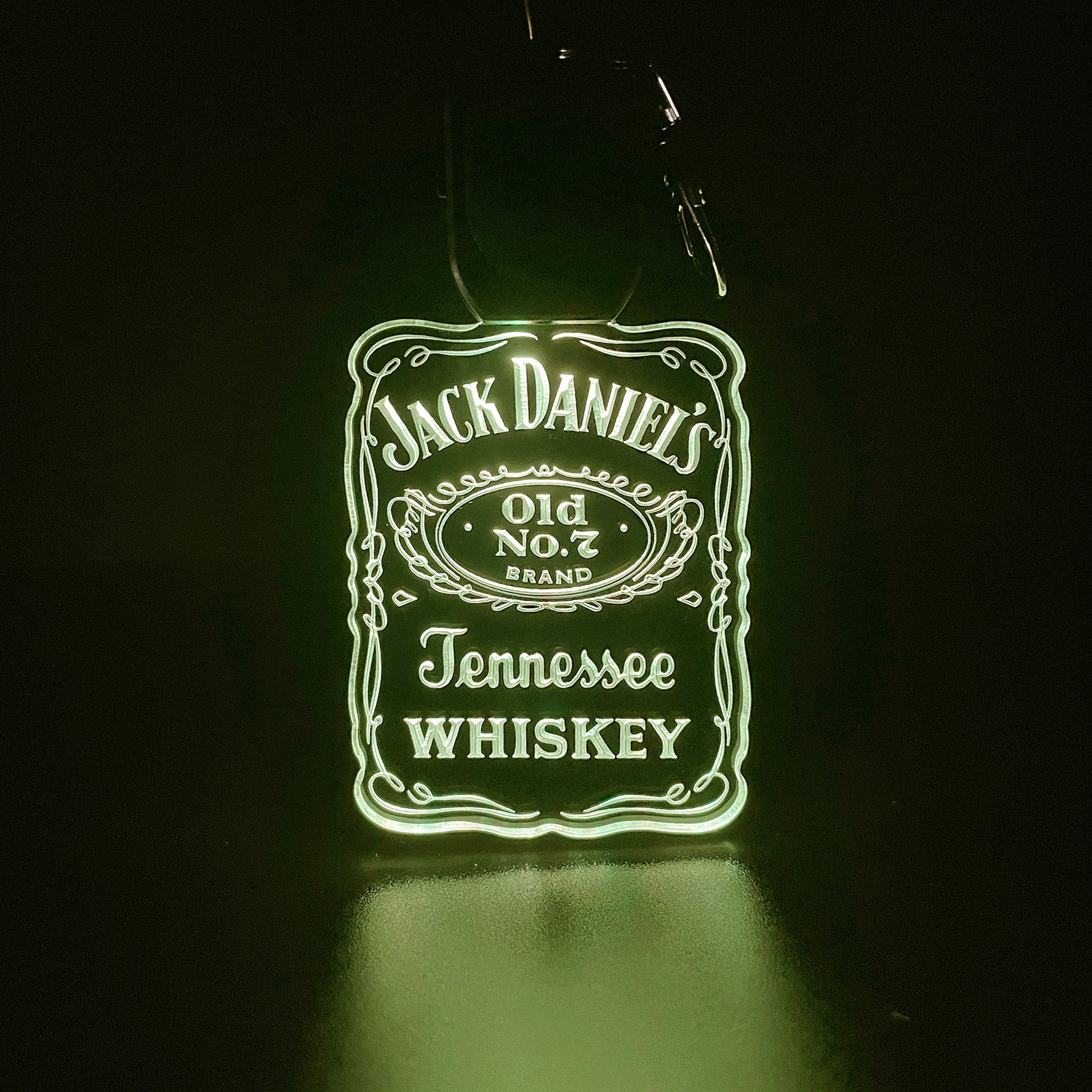 Jack Daniel's whiskey LED Light Acrylic Keychain