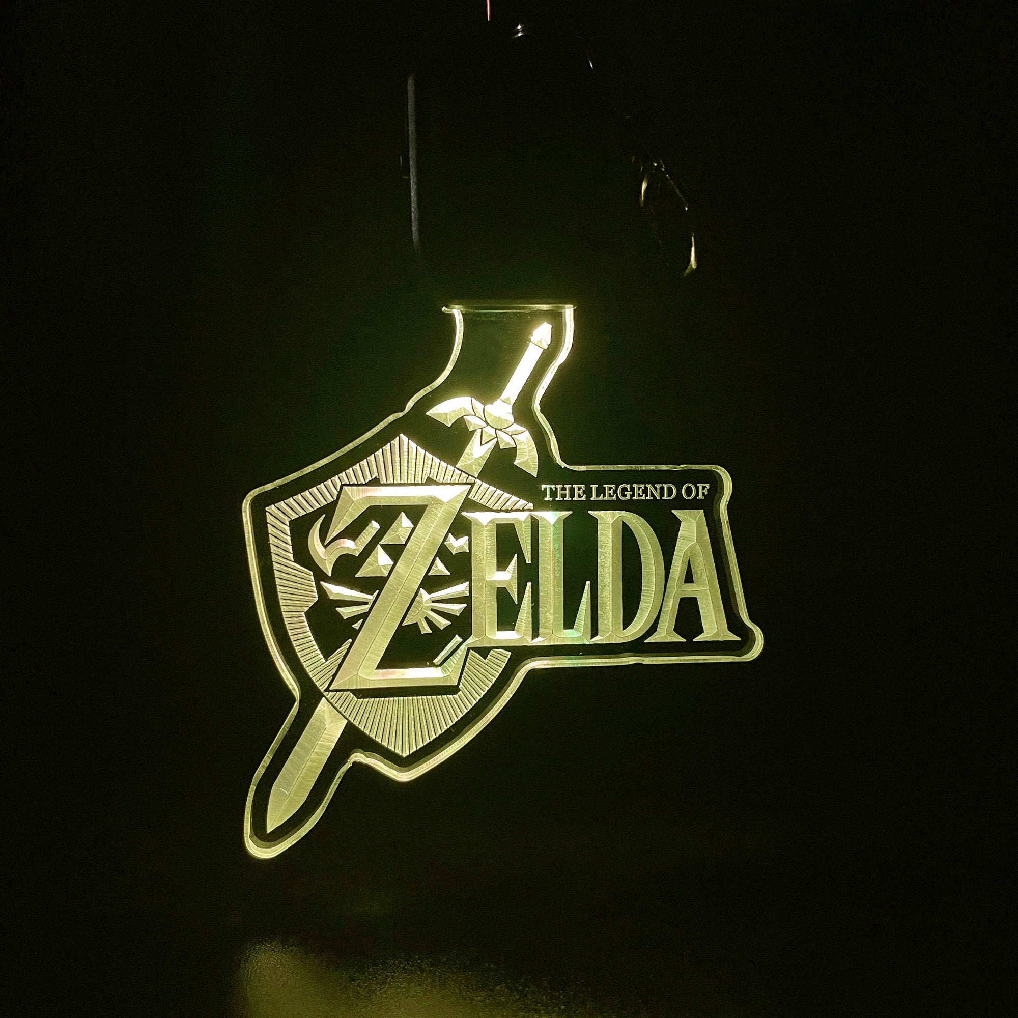 Legend of Zelda LED Light Acrylic Keychain