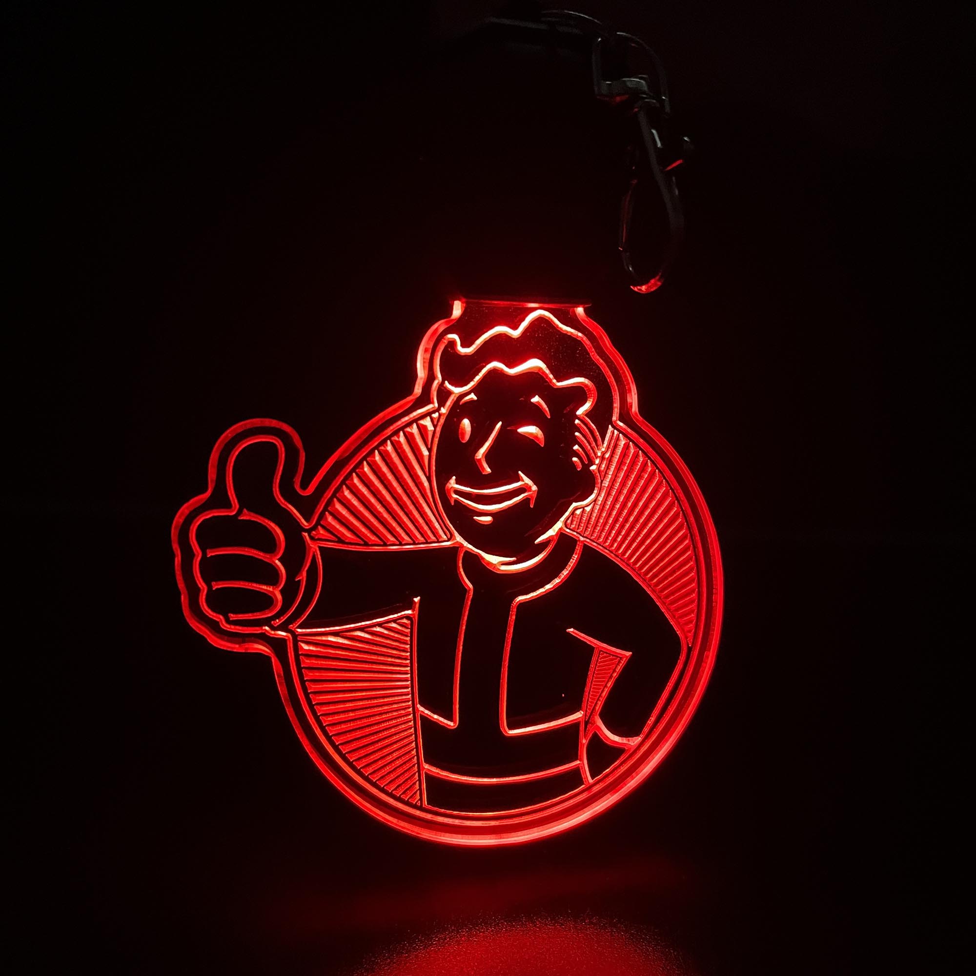 Fallout Boy LED Light Acrylic Keychain