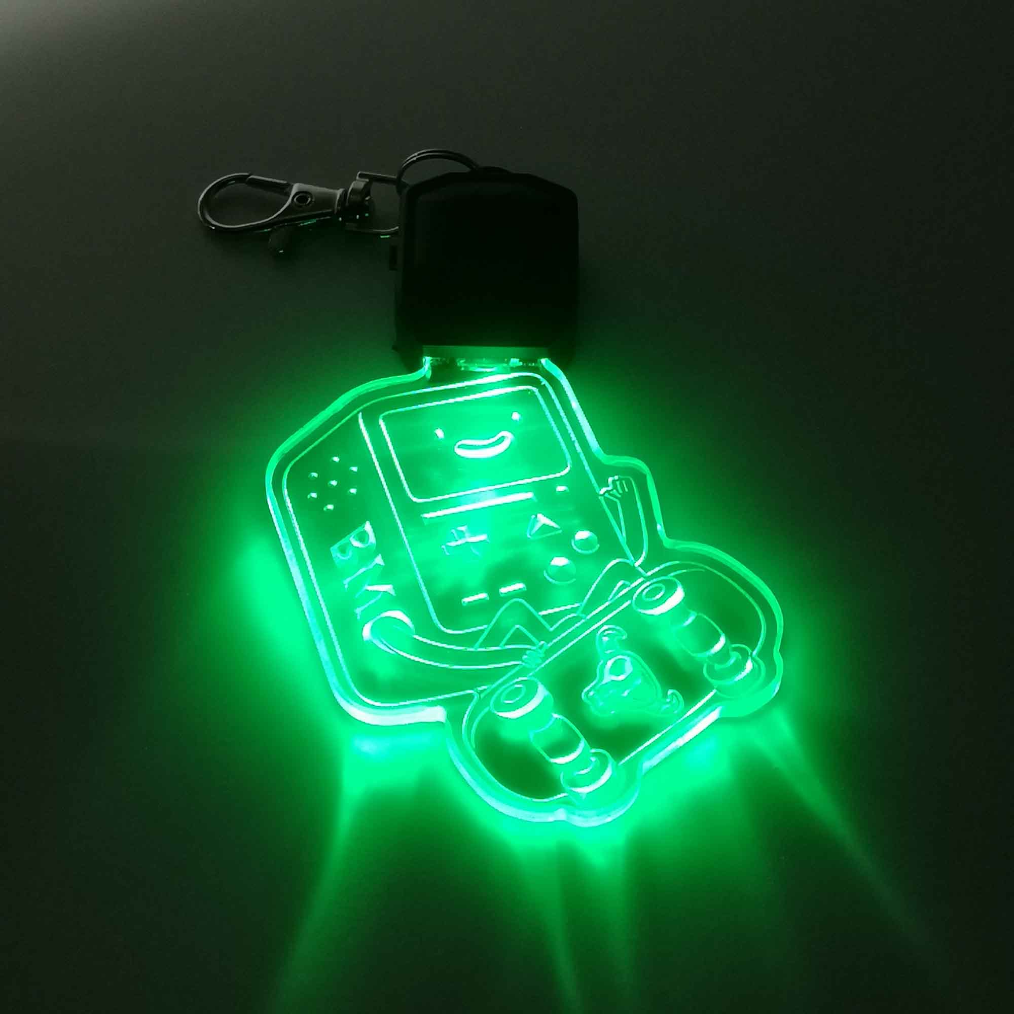 Adventure Time BMO Robot LED Light Acrylic Keychain