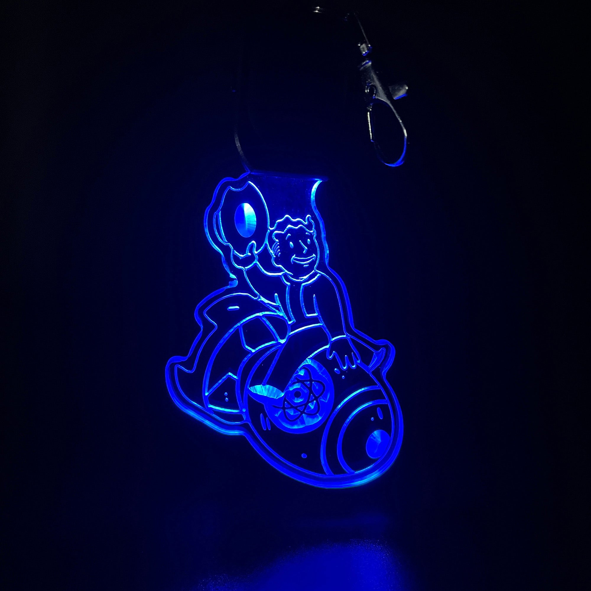 Fallout LED Light Acrylic Keychain