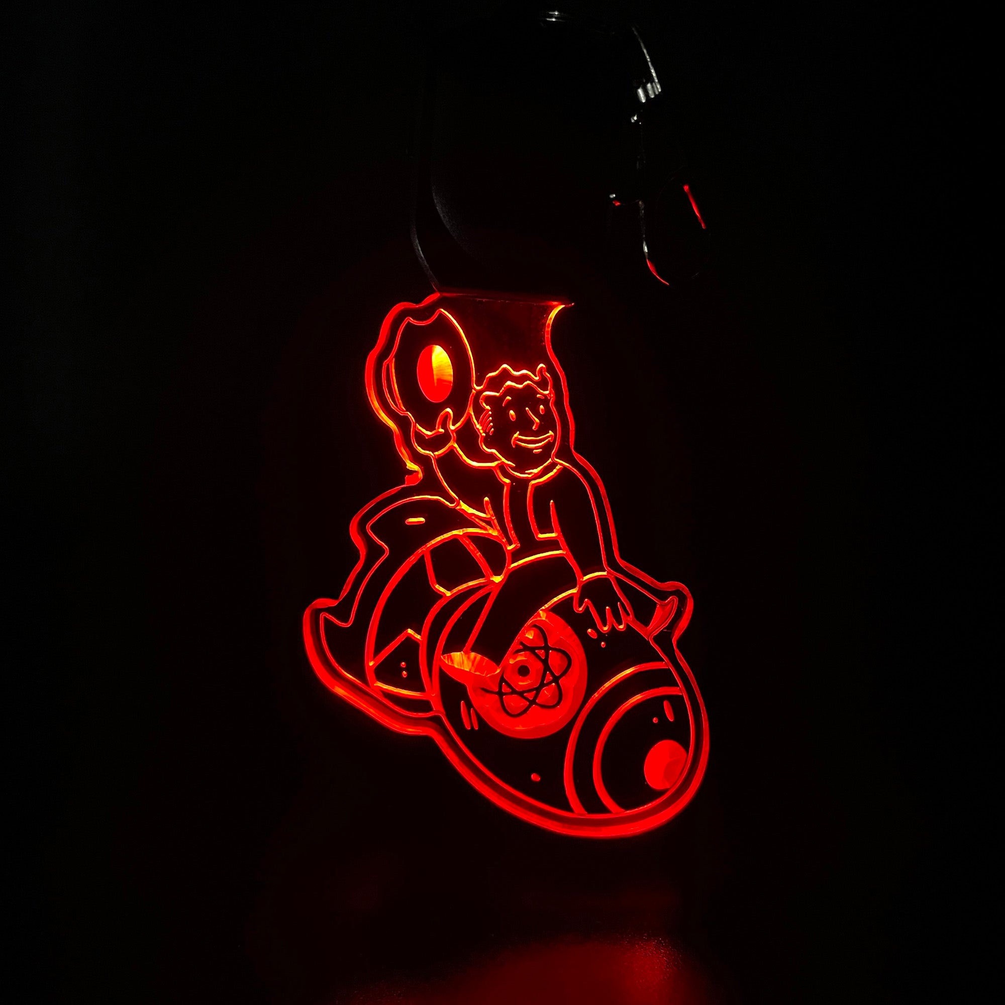 Fallout LED Light Acrylic Keychain
