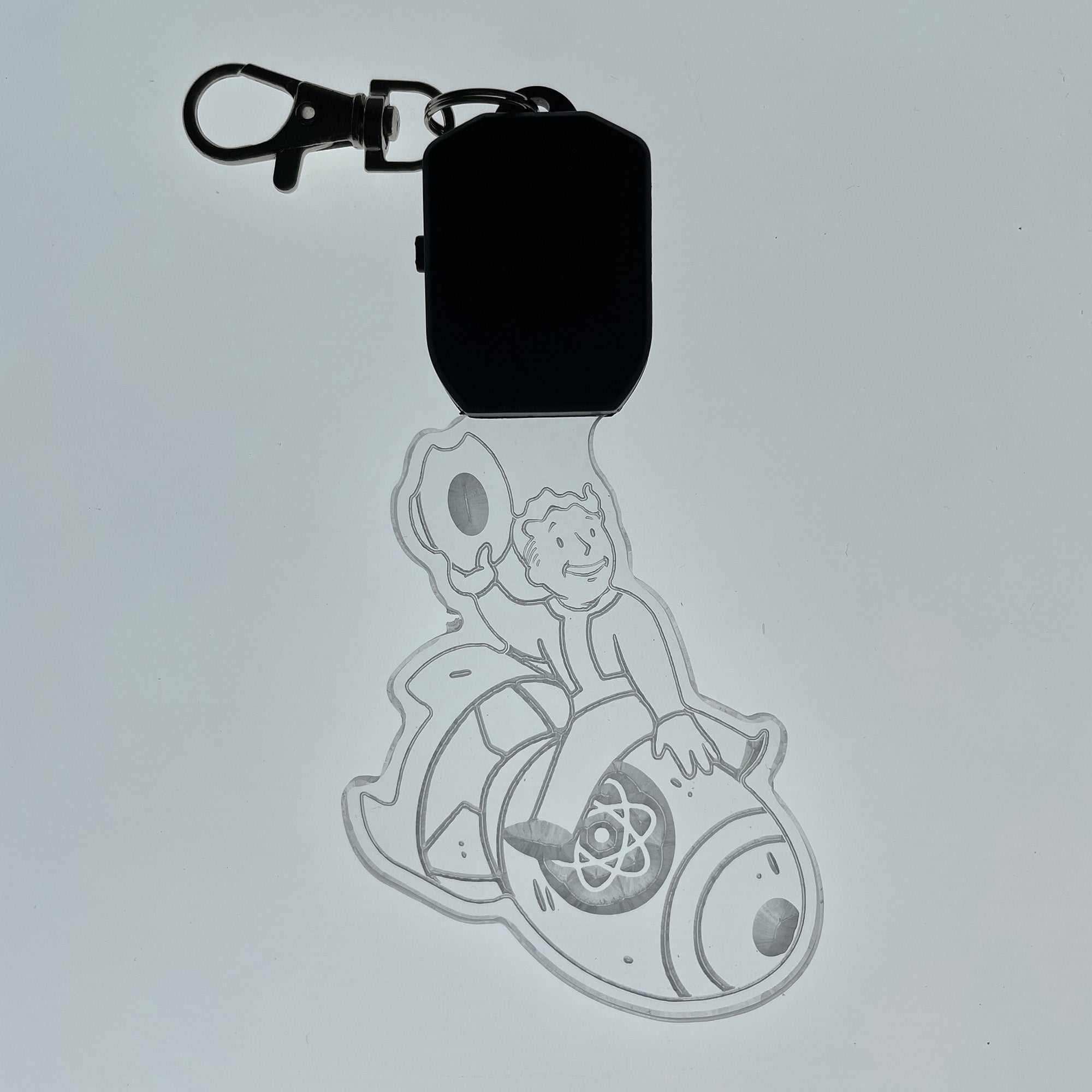 Fallout LED Light Acrylic Keychain