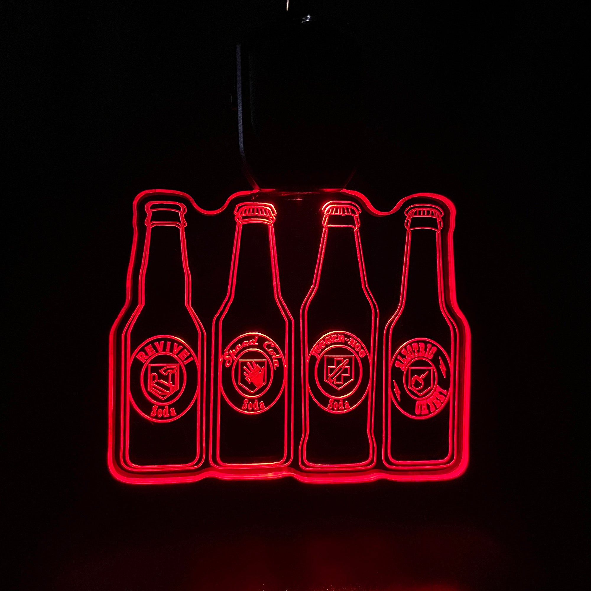 Call of Duty Zombie LED Light Acrylic Keychain