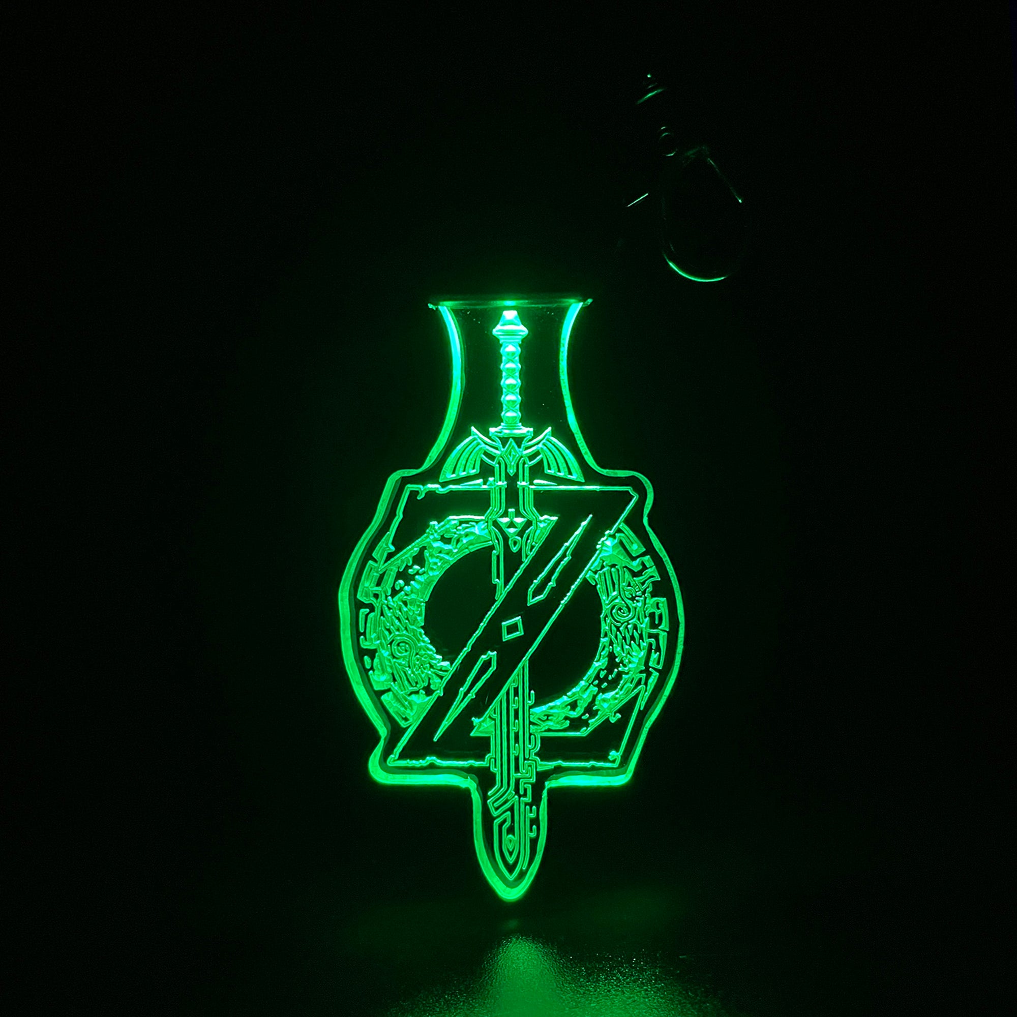 Master Sword Zelda LED Light Acrylic Keychain