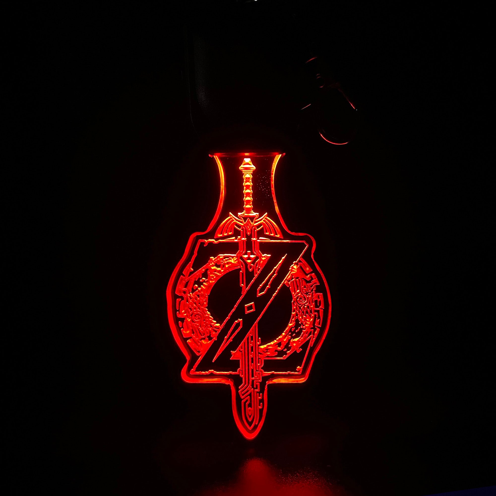 Master Sword Zelda LED Light Acrylic Keychain