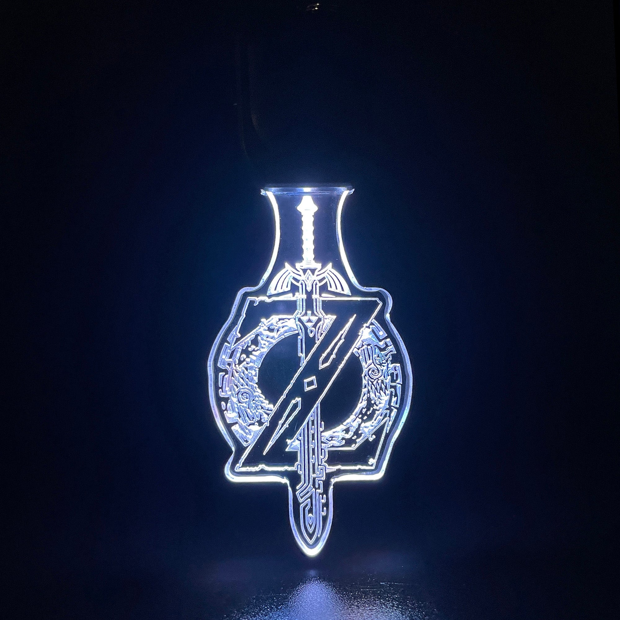 Master Sword Zelda LED Light Acrylic Keychain