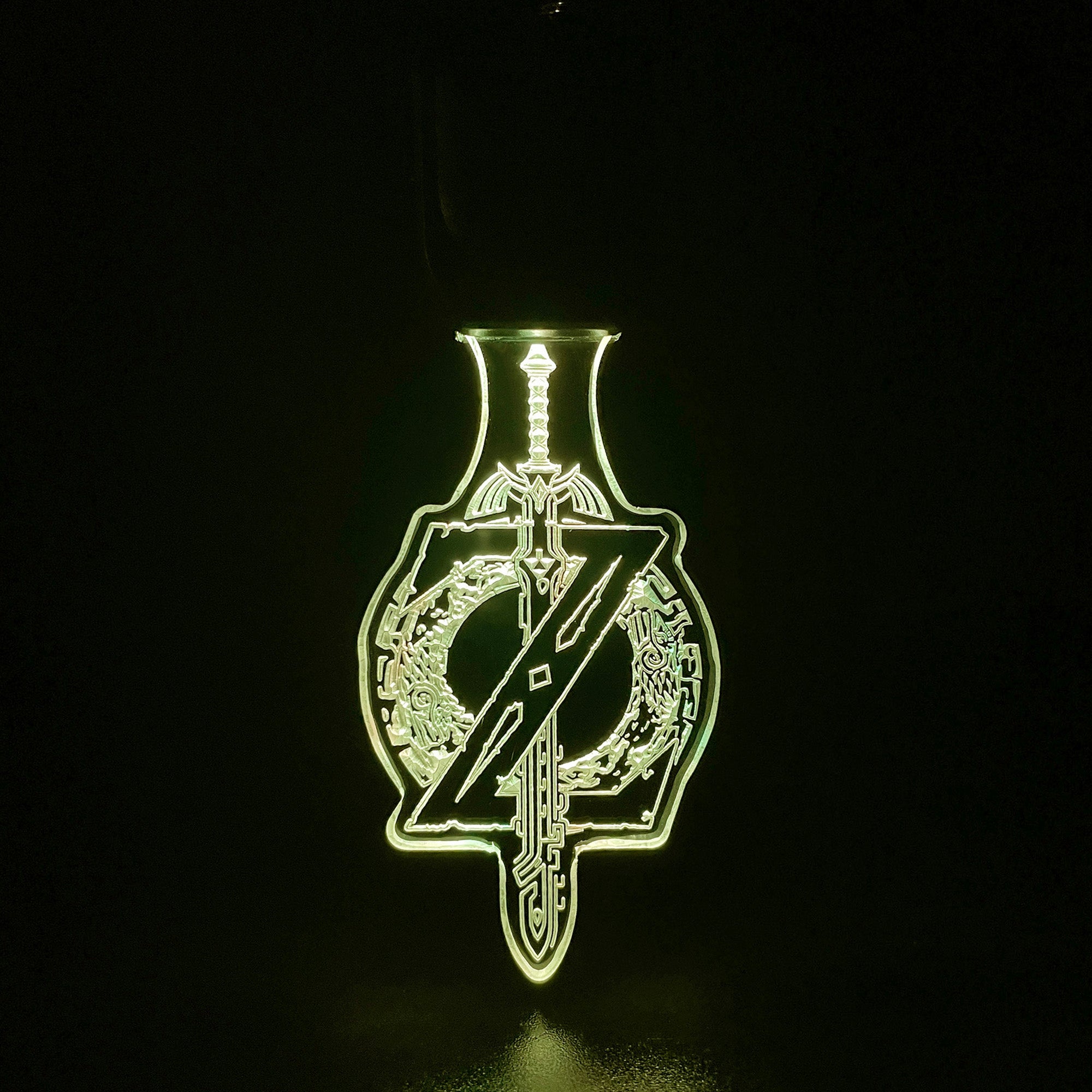 Master Sword Zelda LED Light Acrylic Keychain