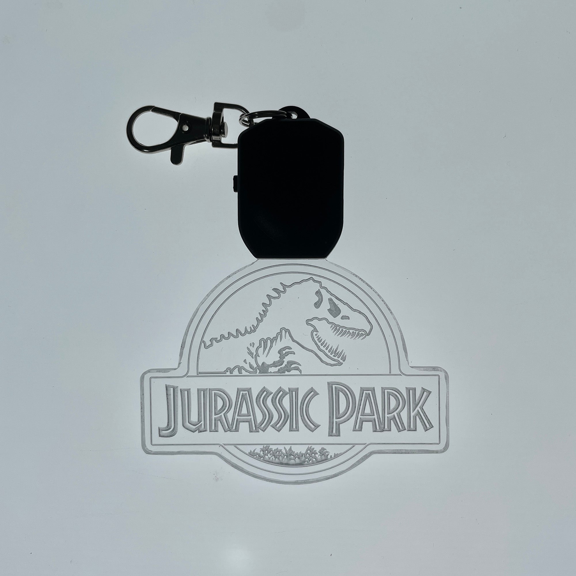 Jurassic Park LED Light Acrylic Keychain