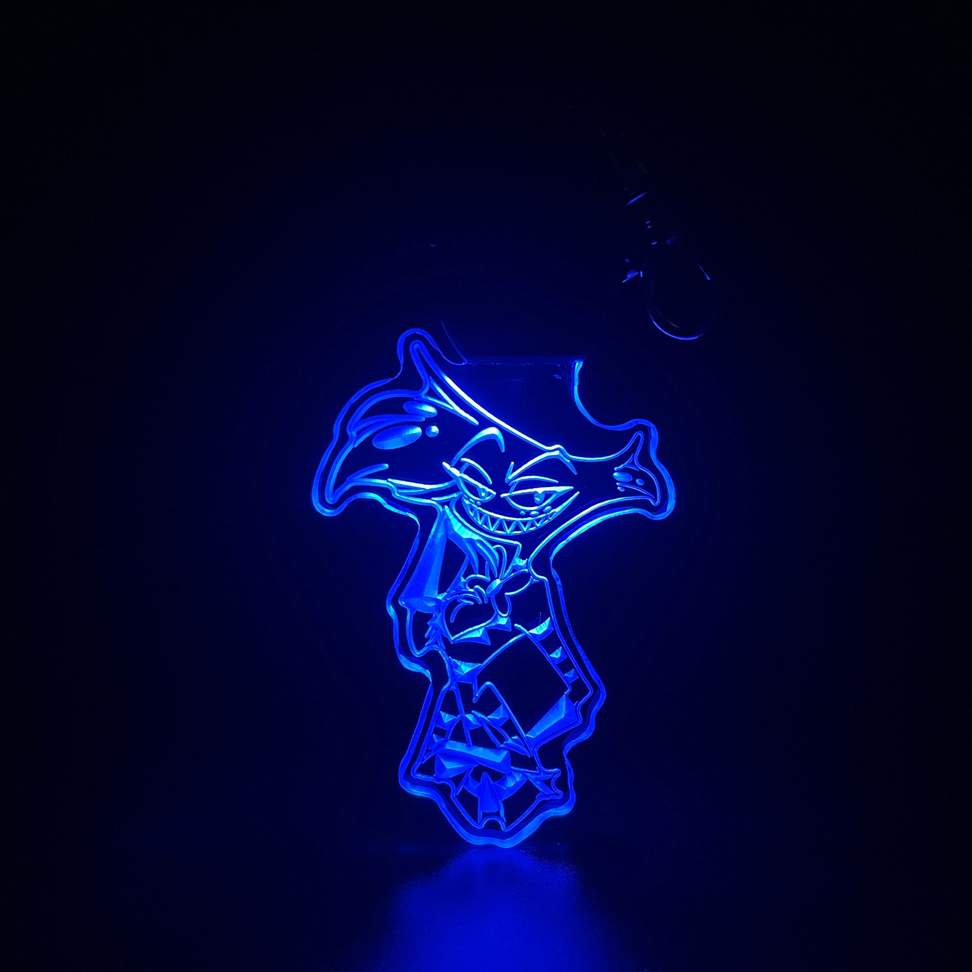 Angel Dust Hazbin Hotel LED Light Acrylic Keychain