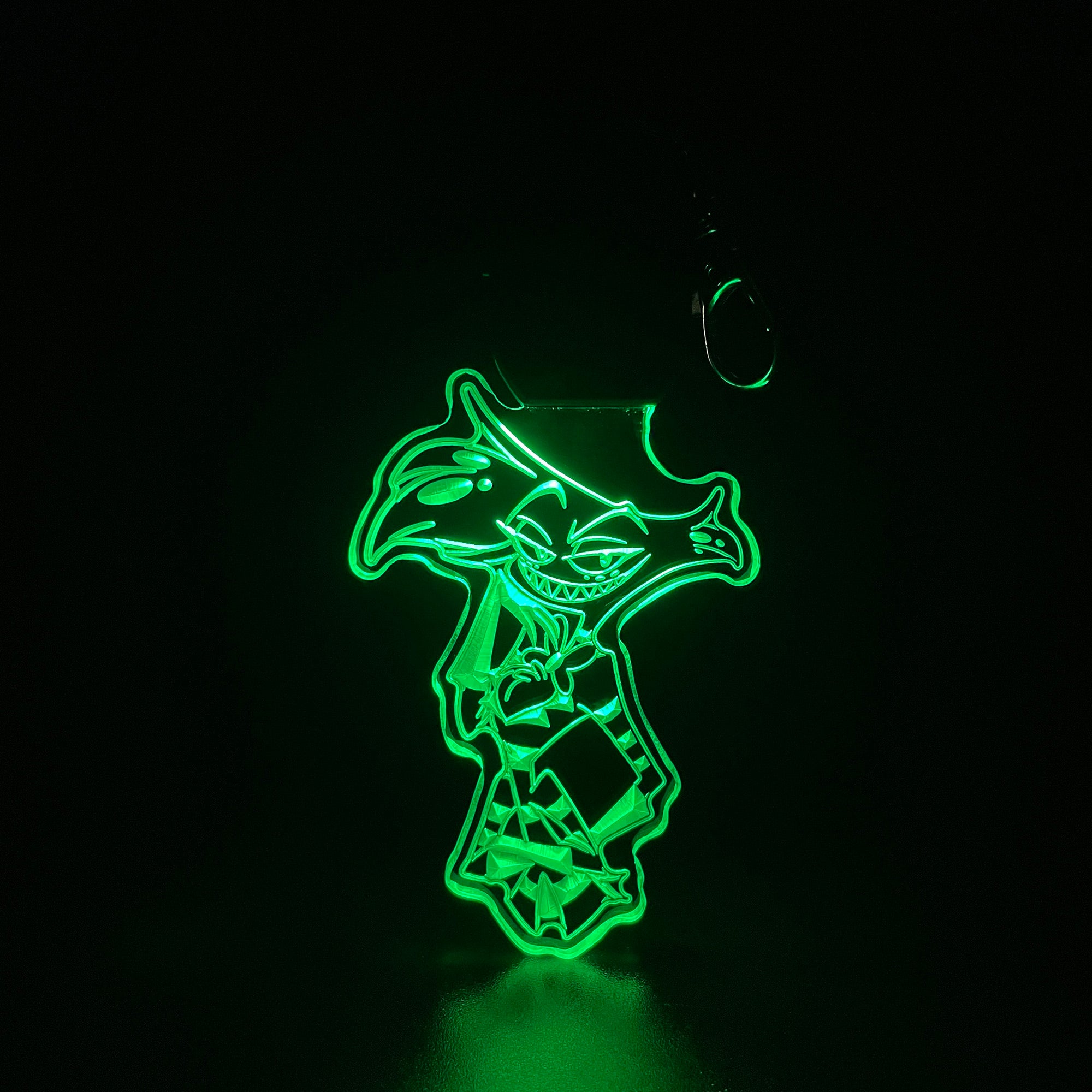 Angel Dust Hazbin Hotel LED Light Acrylic Keychain