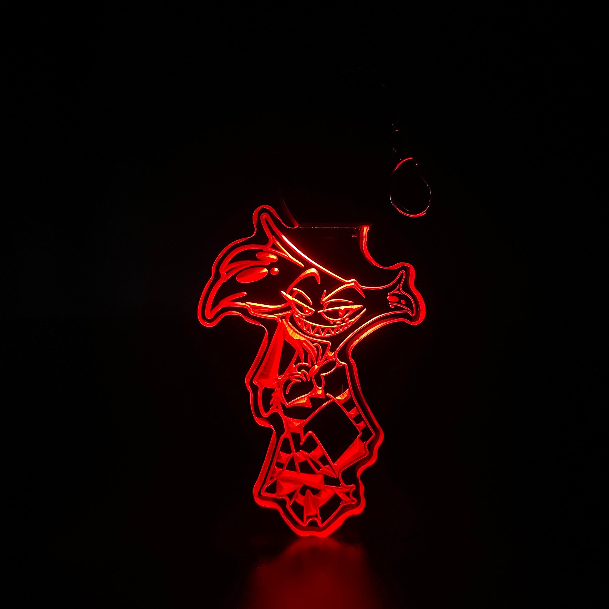 Angel Dust Hazbin Hotel LED Light Acrylic Keychain