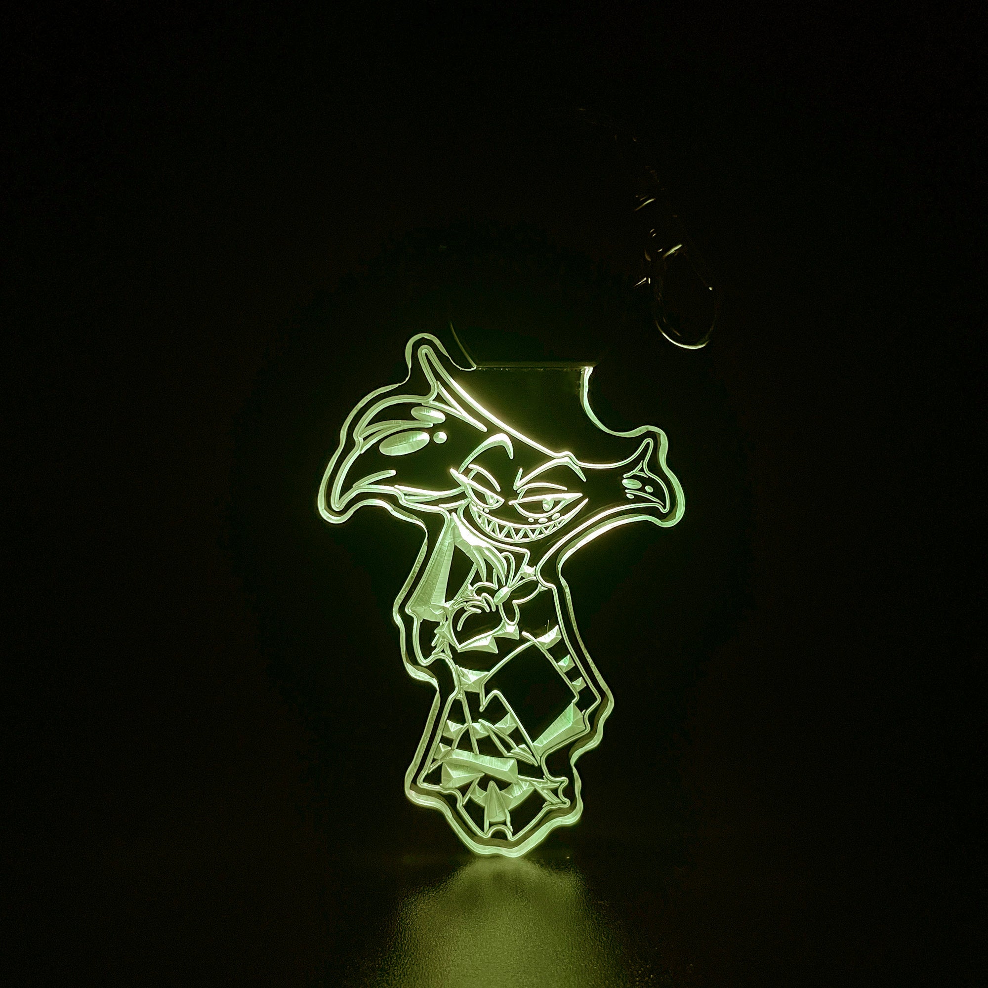 Angel Dust Hazbin Hotel LED Light Acrylic Keychain