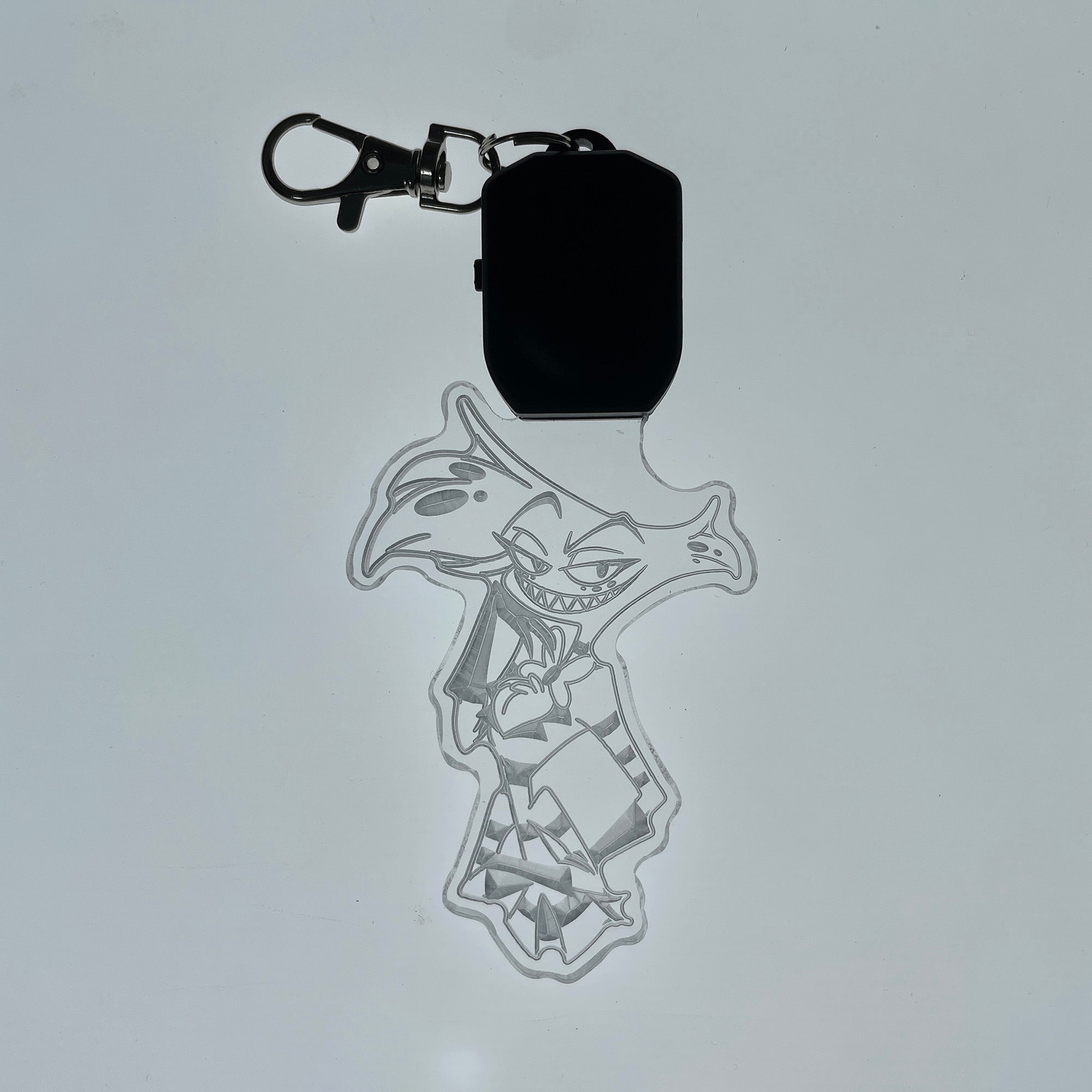 Angel Dust Hazbin Hotel LED Light Acrylic Keychain