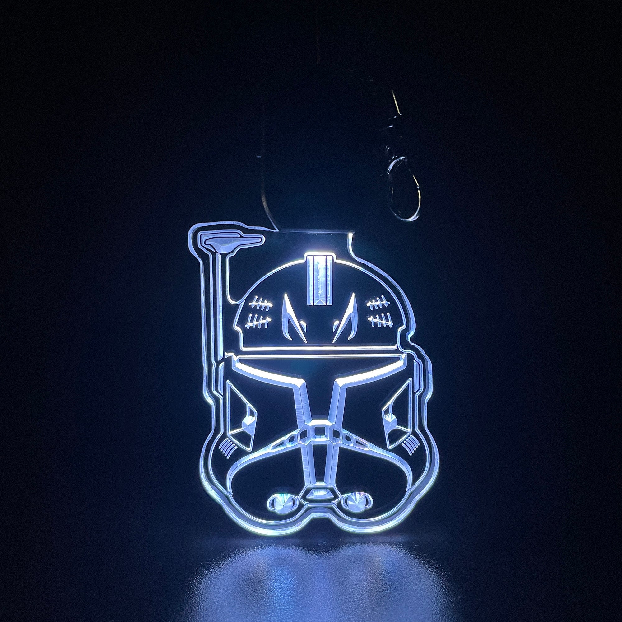 Captain Rex Star Wars LED Light Acrylic Keychain