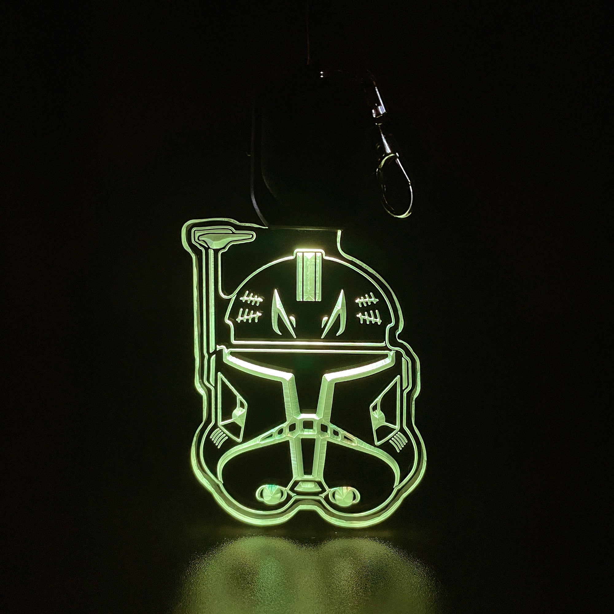 Captain Rex Star Wars LED Light Acrylic Keychain