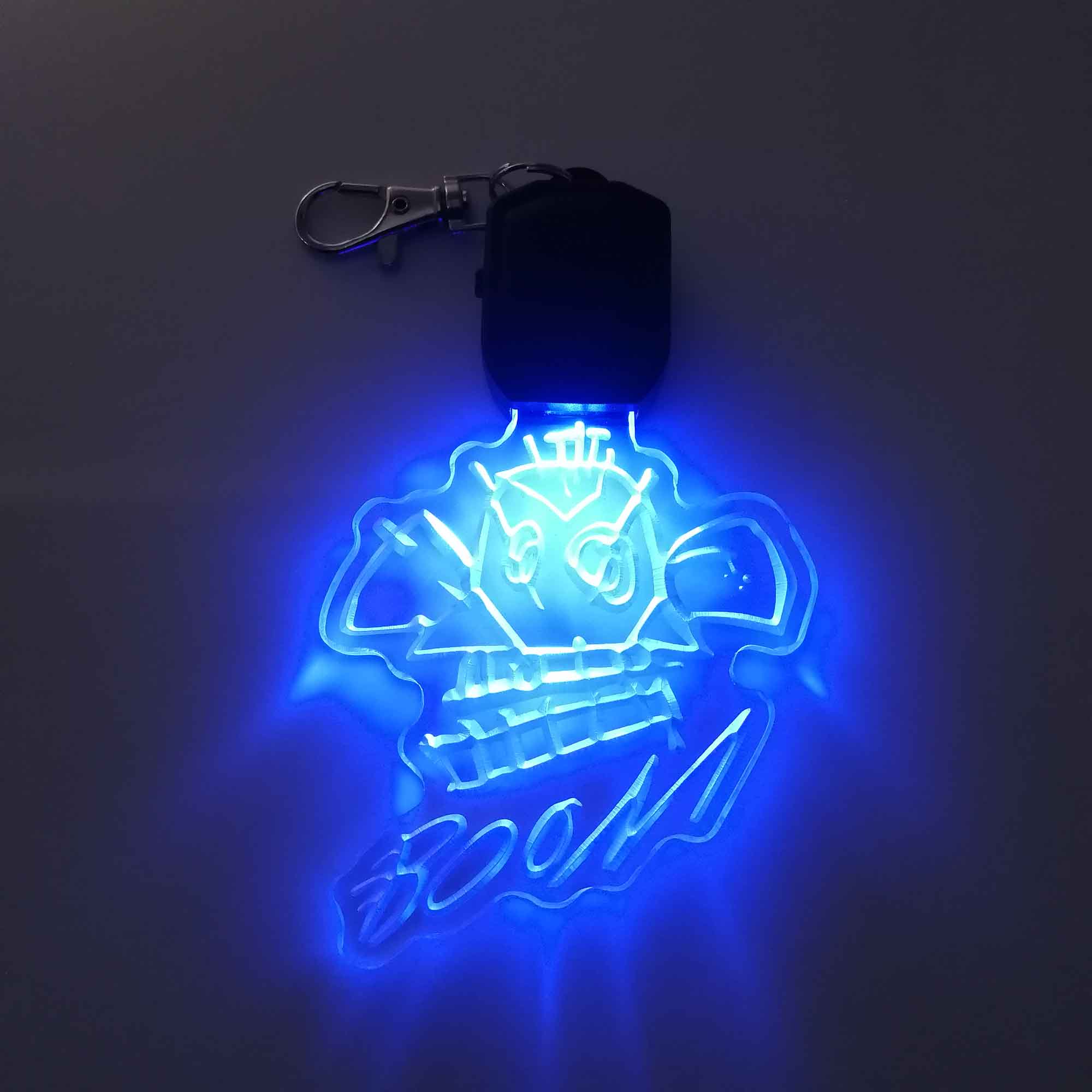 Jinx Monkey Bomb LED Light Acrylic Keychain