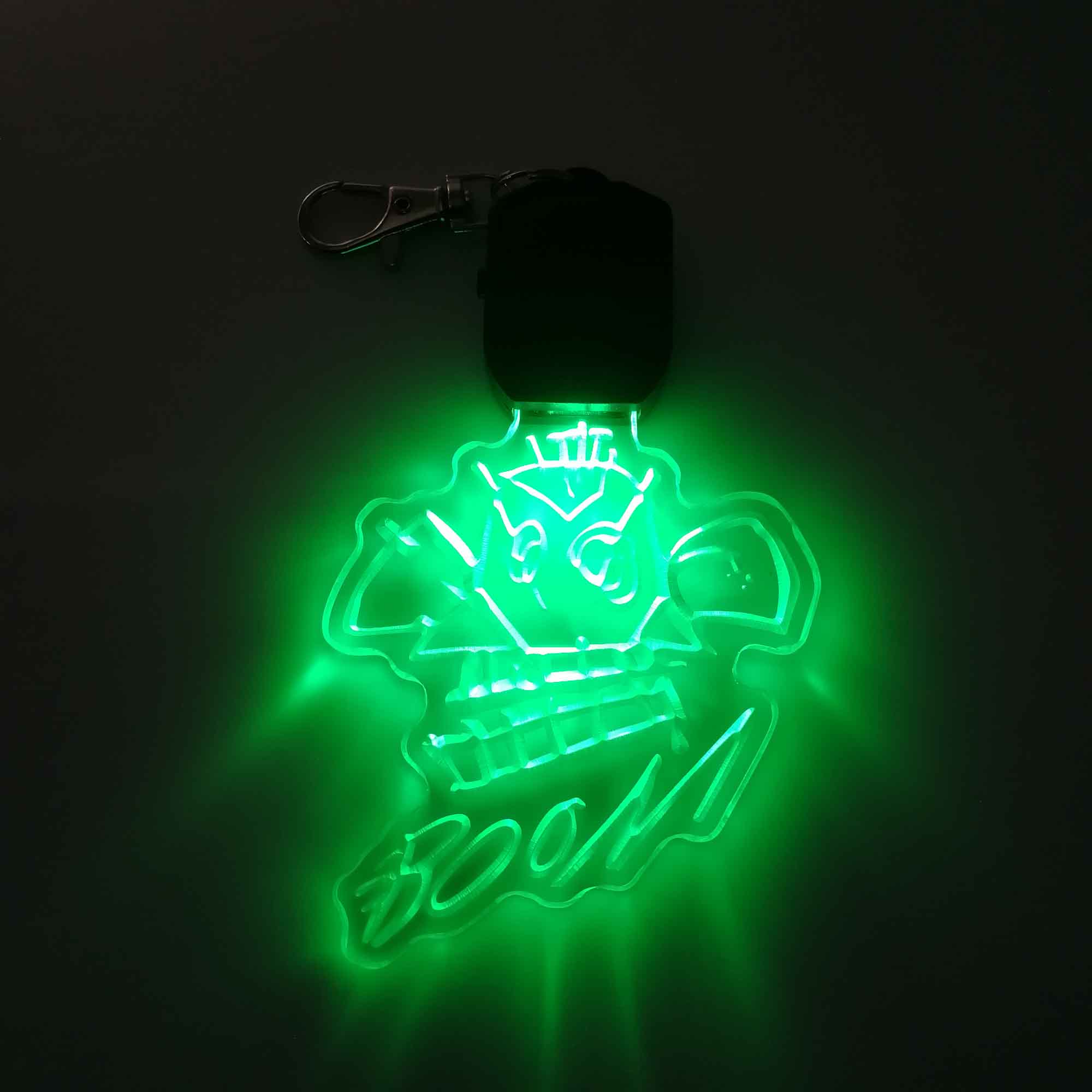 Jinx Monkey Bomb LED Light Acrylic Keychain