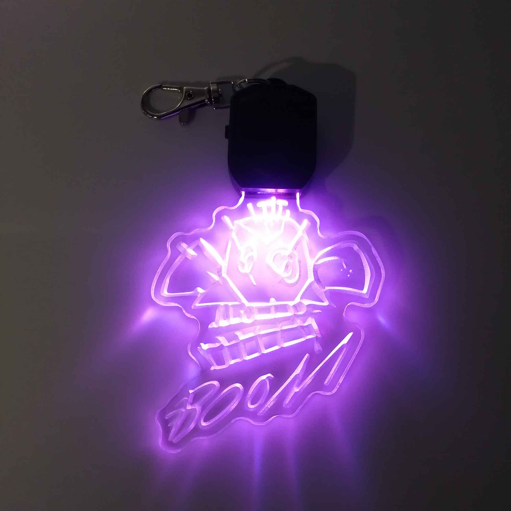 Jinx Monkey Bomb LED Light Acrylic Keychain