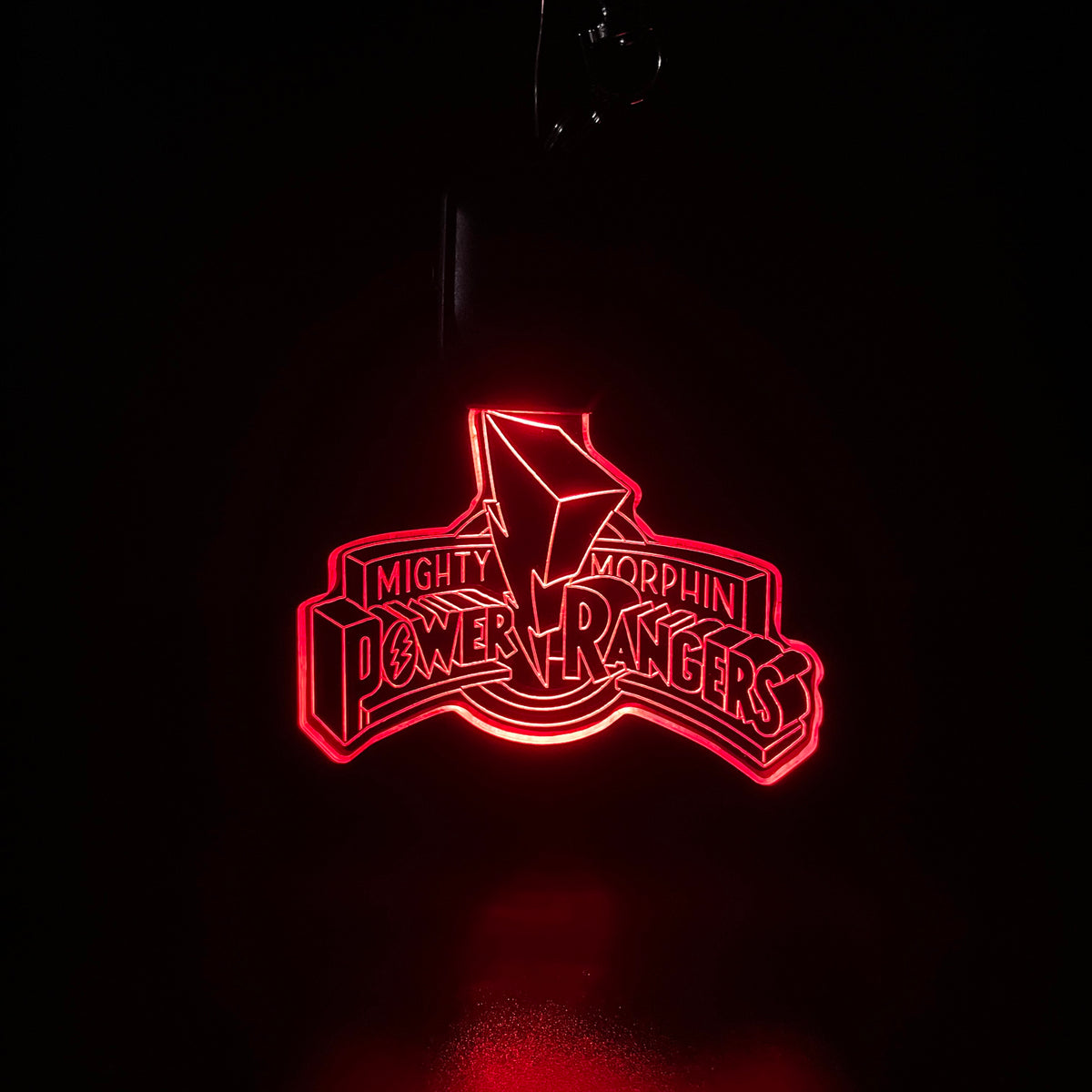 Power Rangers LED Light Acrylic Keychain