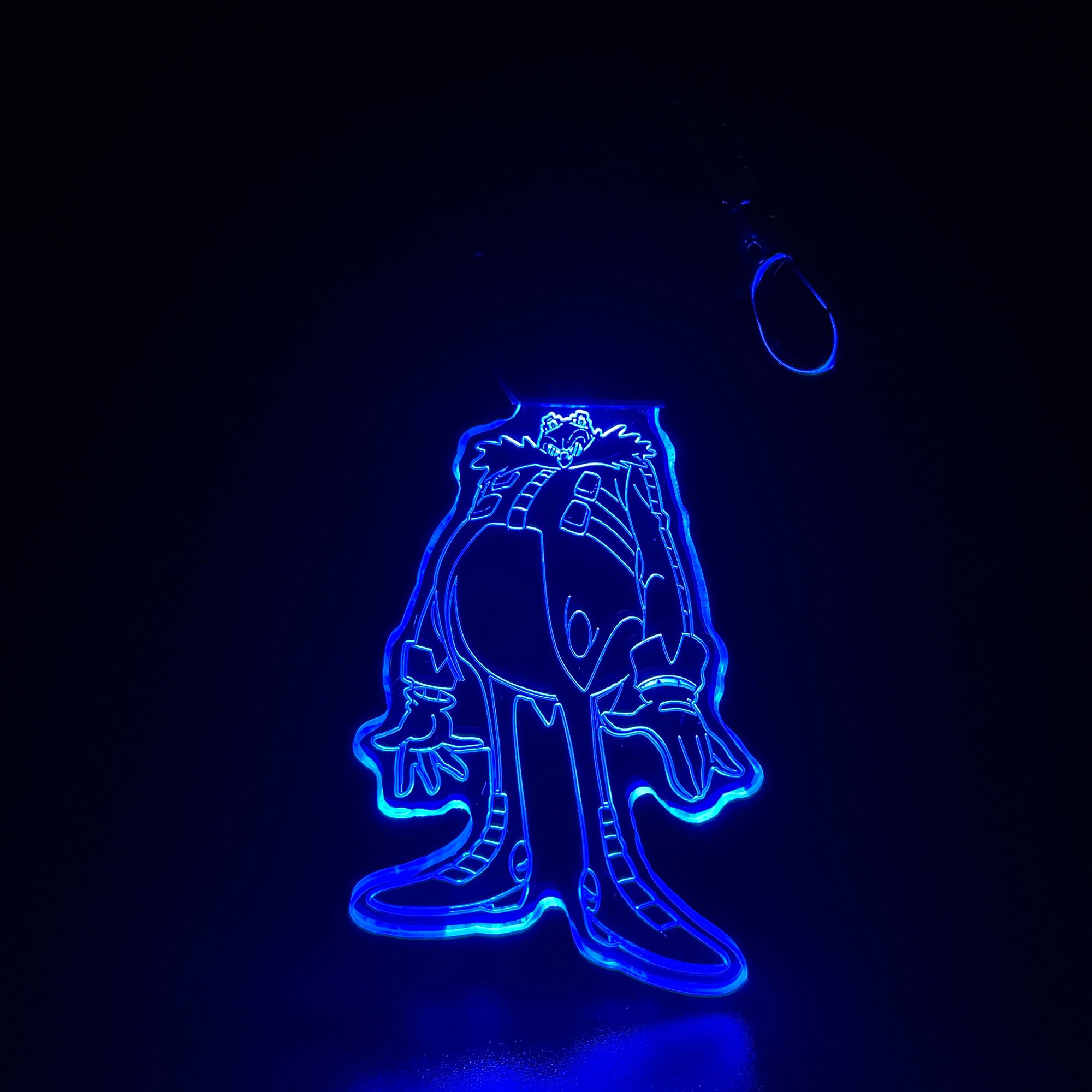 Sonic Dr Eggman LED Light Acrylic Keychain
