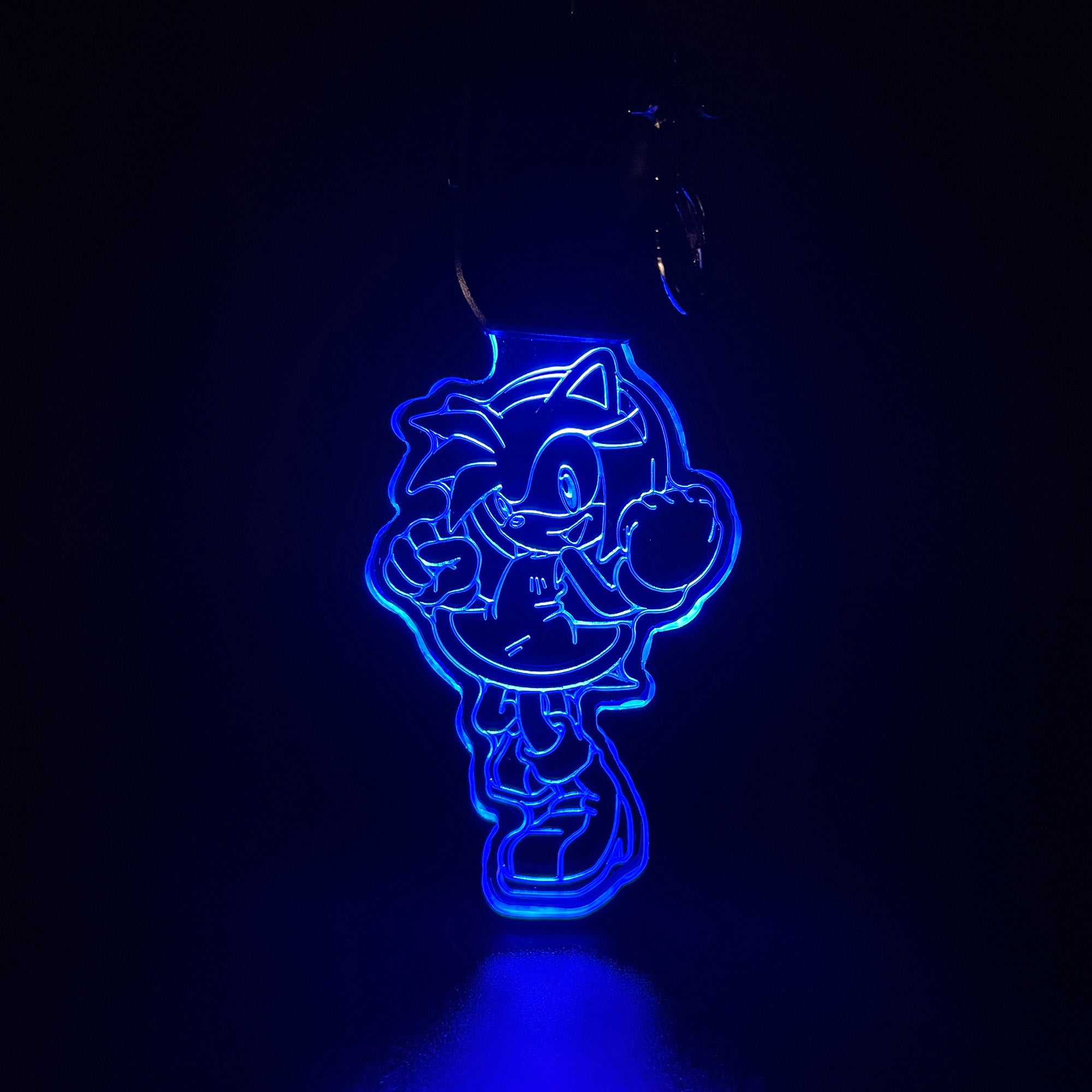 Amy Rose LED Light Acrylic Keychain