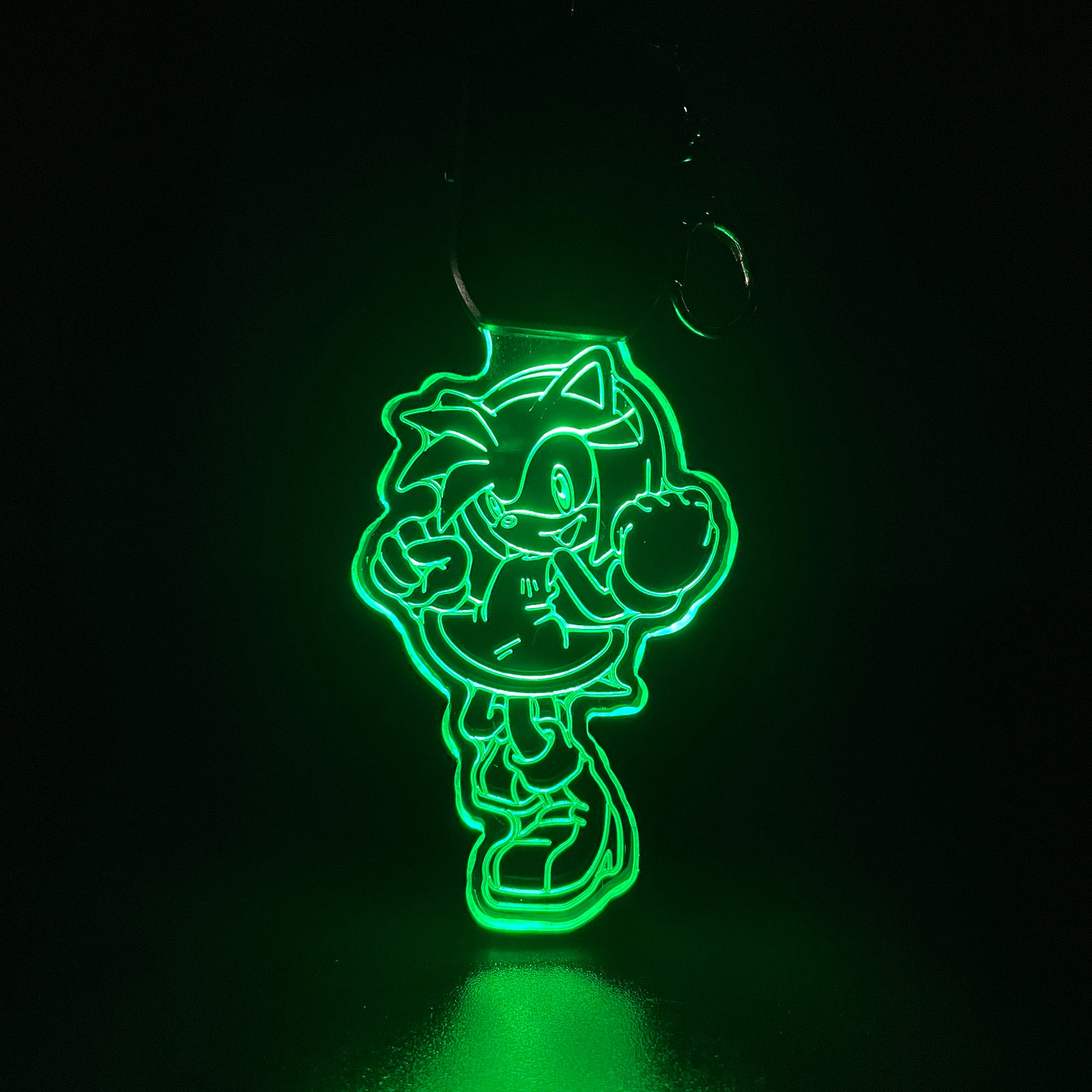Amy Rose LED Light Acrylic Keychain