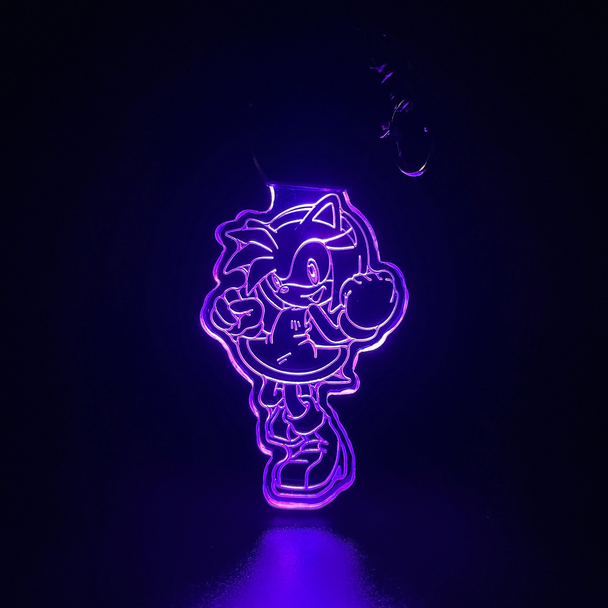 Amy Rose LED Light Acrylic Keychain