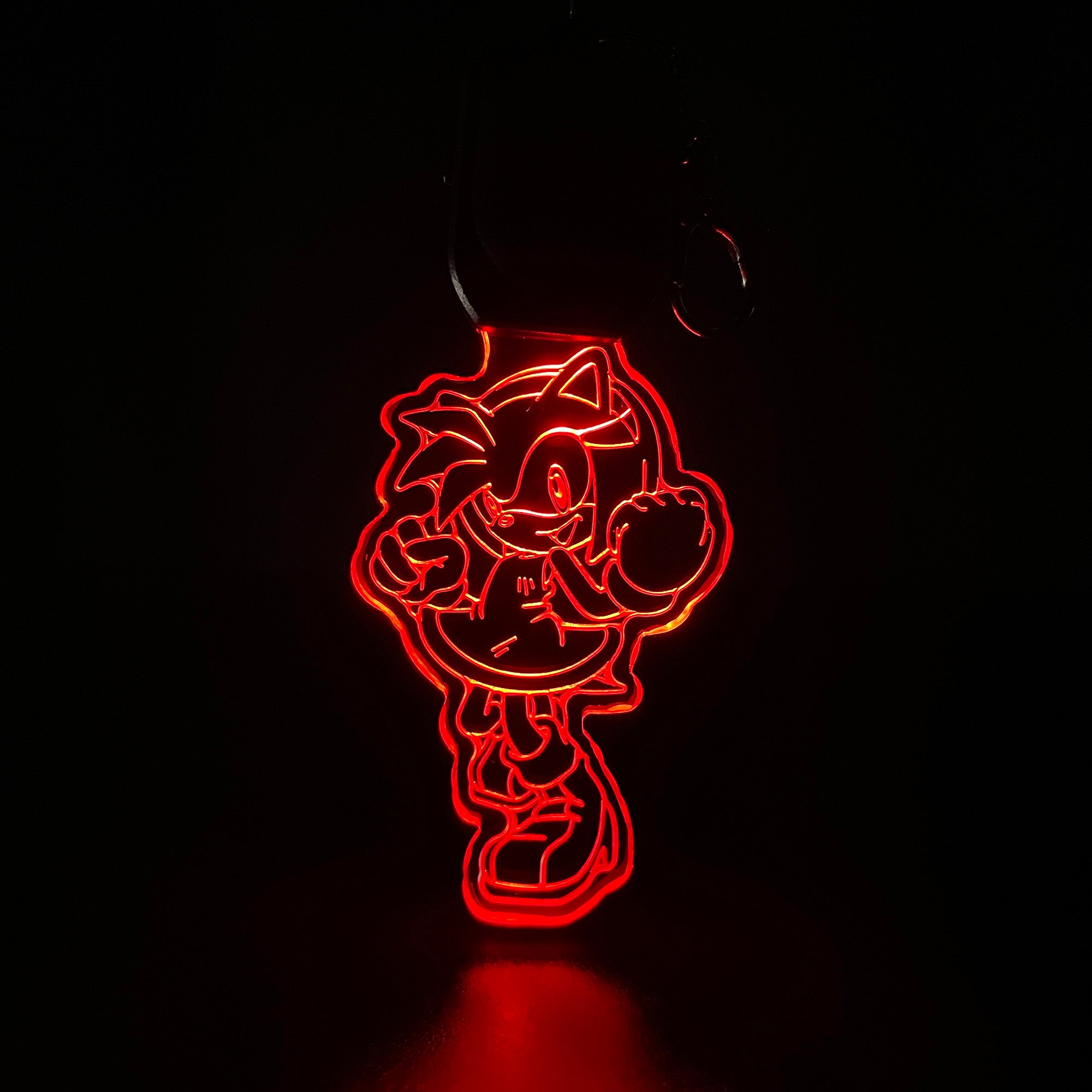 Amy Rose LED Light Acrylic Keychain
