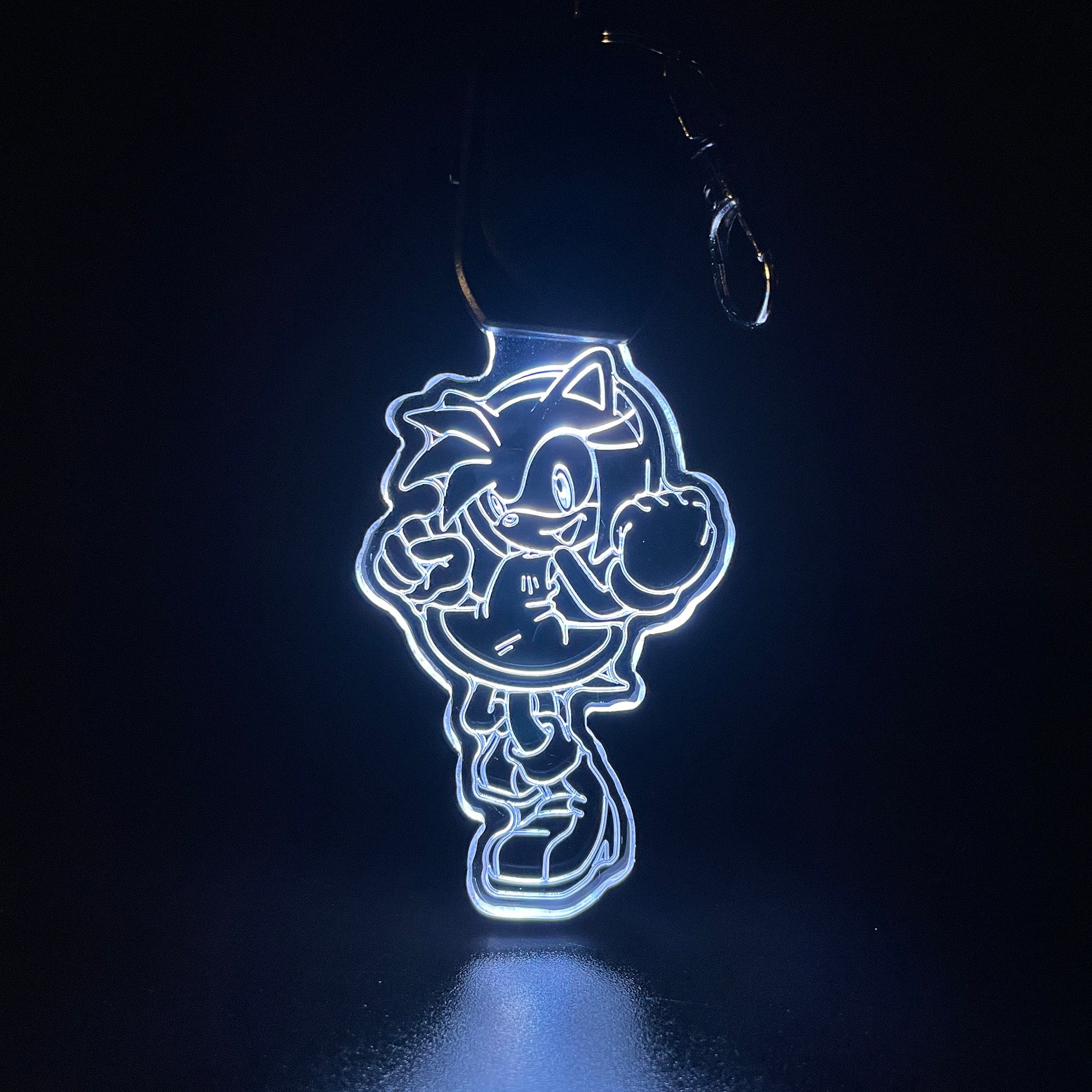 Amy Rose LED Light Acrylic Keychain
