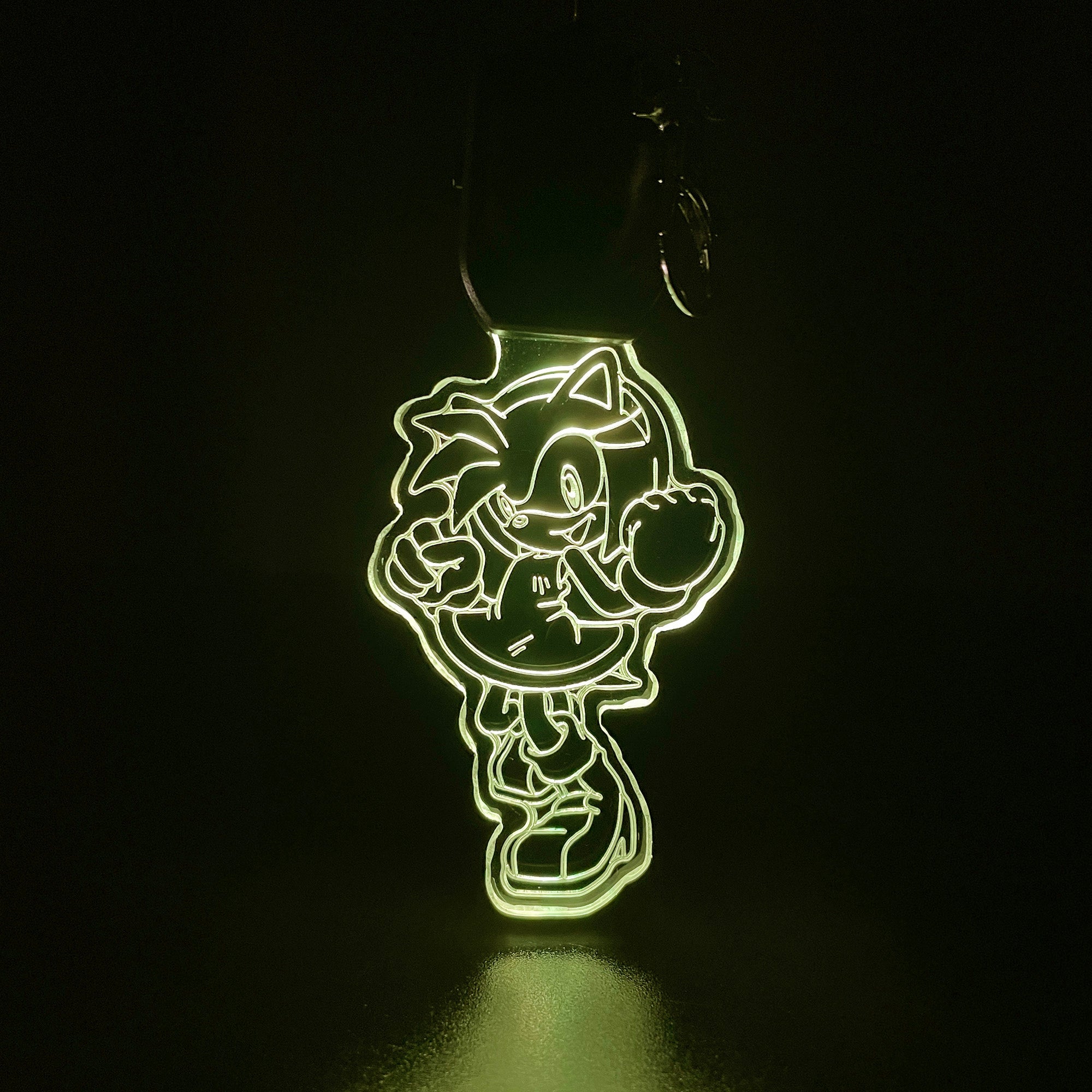 Amy Rose LED Light Acrylic Keychain