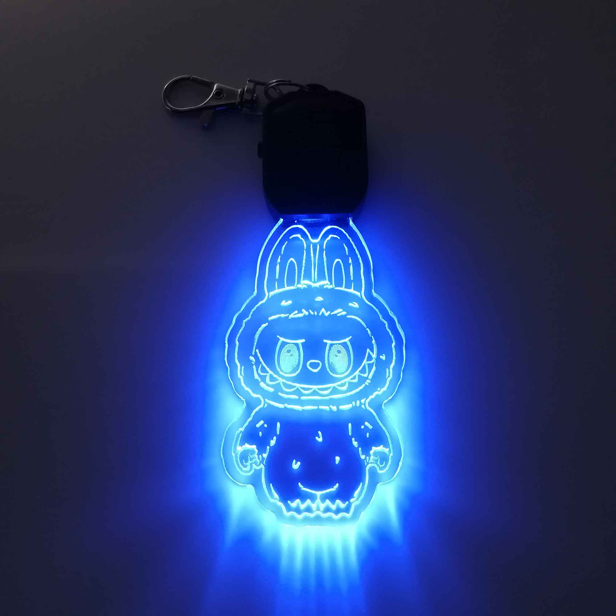 Labubu LED Light Acrylic Keychain