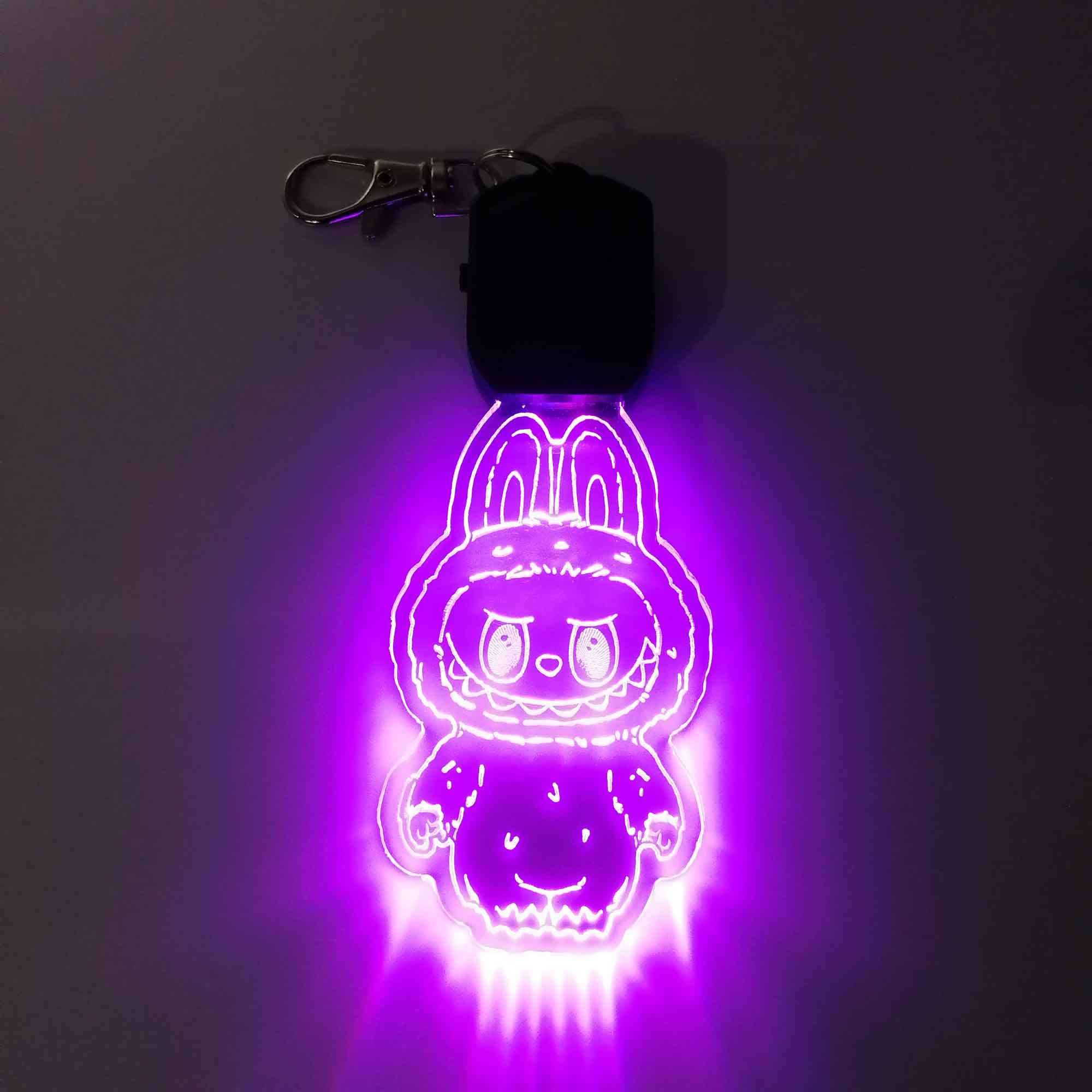Labubu LED Light Acrylic Keychain